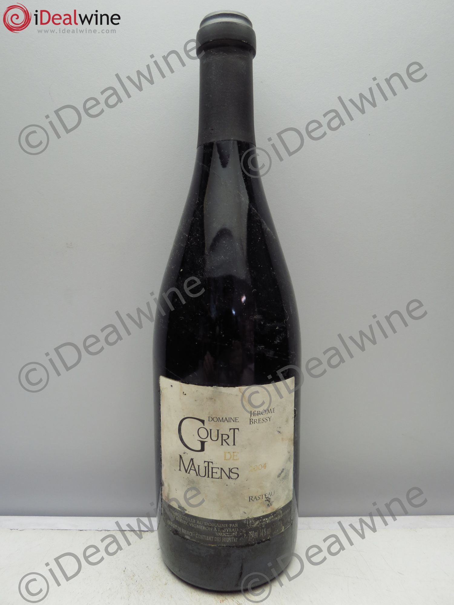 Rasteau Domaine Gourt de Mautens - Jérôme Bressy 2004 - Lot de 1 bouteille - 0