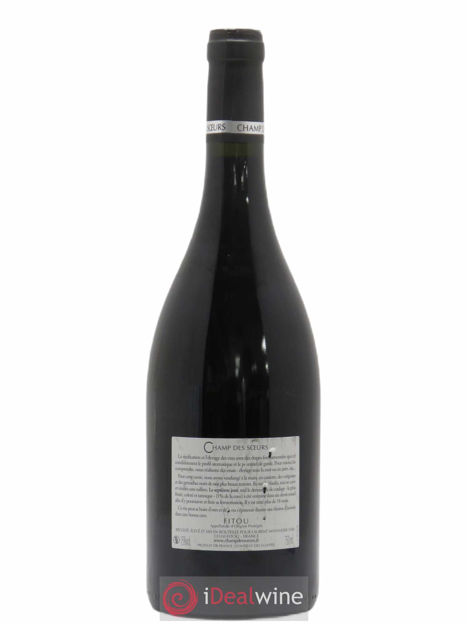 Fitou Le Septième Jour Domaine du Champ des Soeurs (sans prix de réserve) 2017 - Posten von 1 Flasche - 1