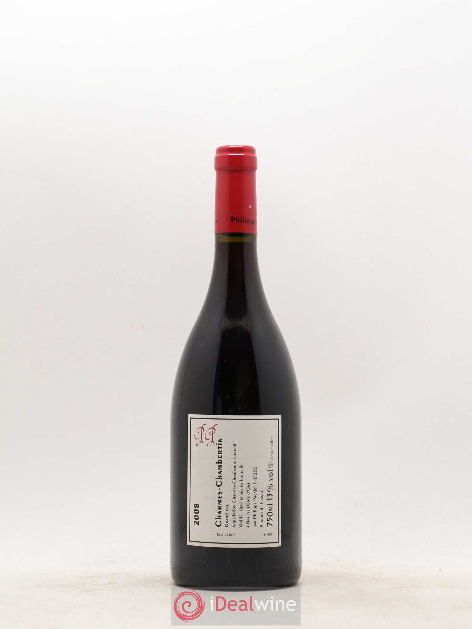 Charmes-Chambertin Grand Cru Philippe Pacalet 2008 - Lot de 1 bouteille - 1