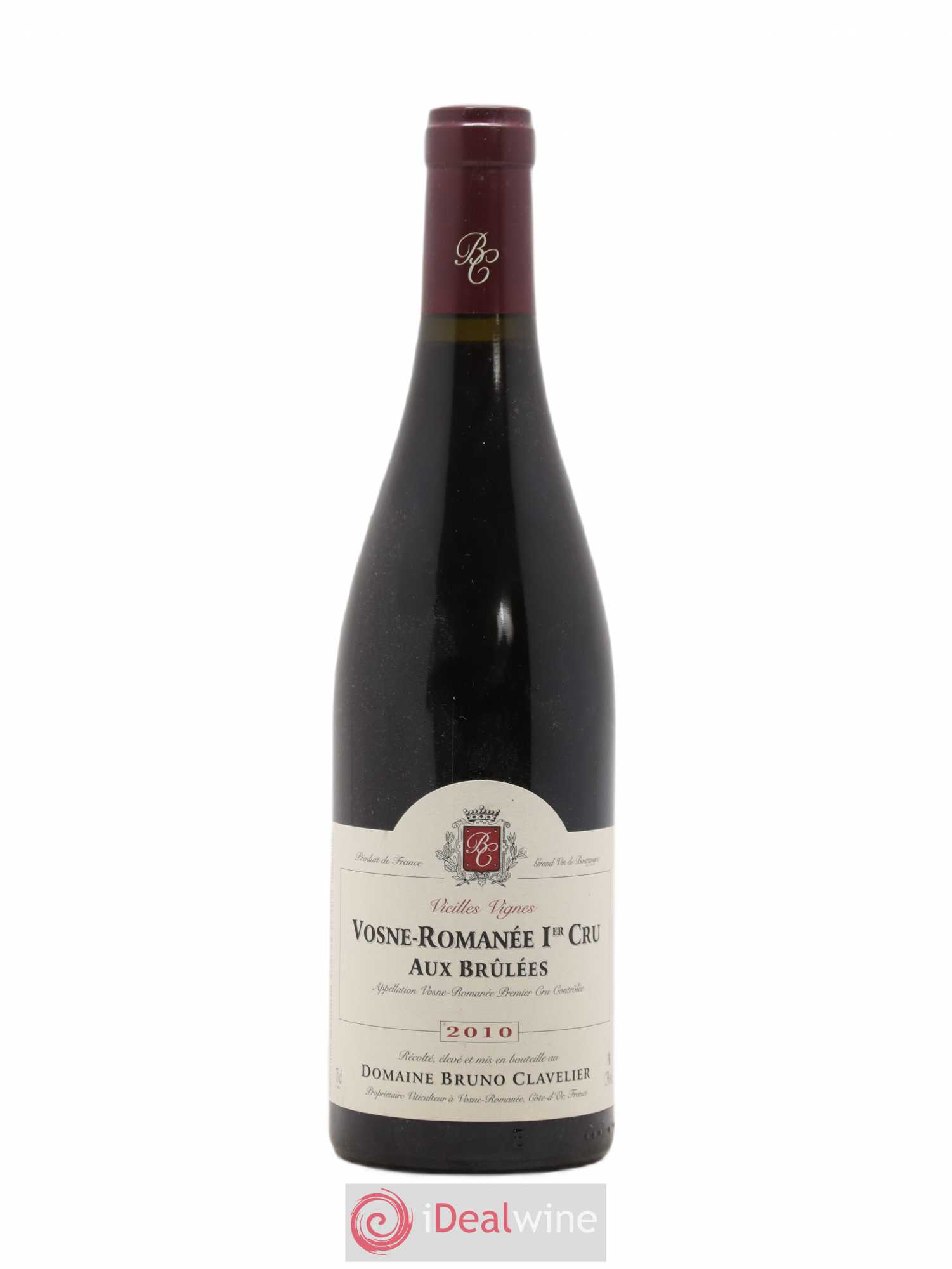 Vosne-Romanée 1er Cru Aux Brulées Vieilles Vignes Bruno Clavelier (sans prix de réserve) 2010 - Lot de 1 bouteille - 0
