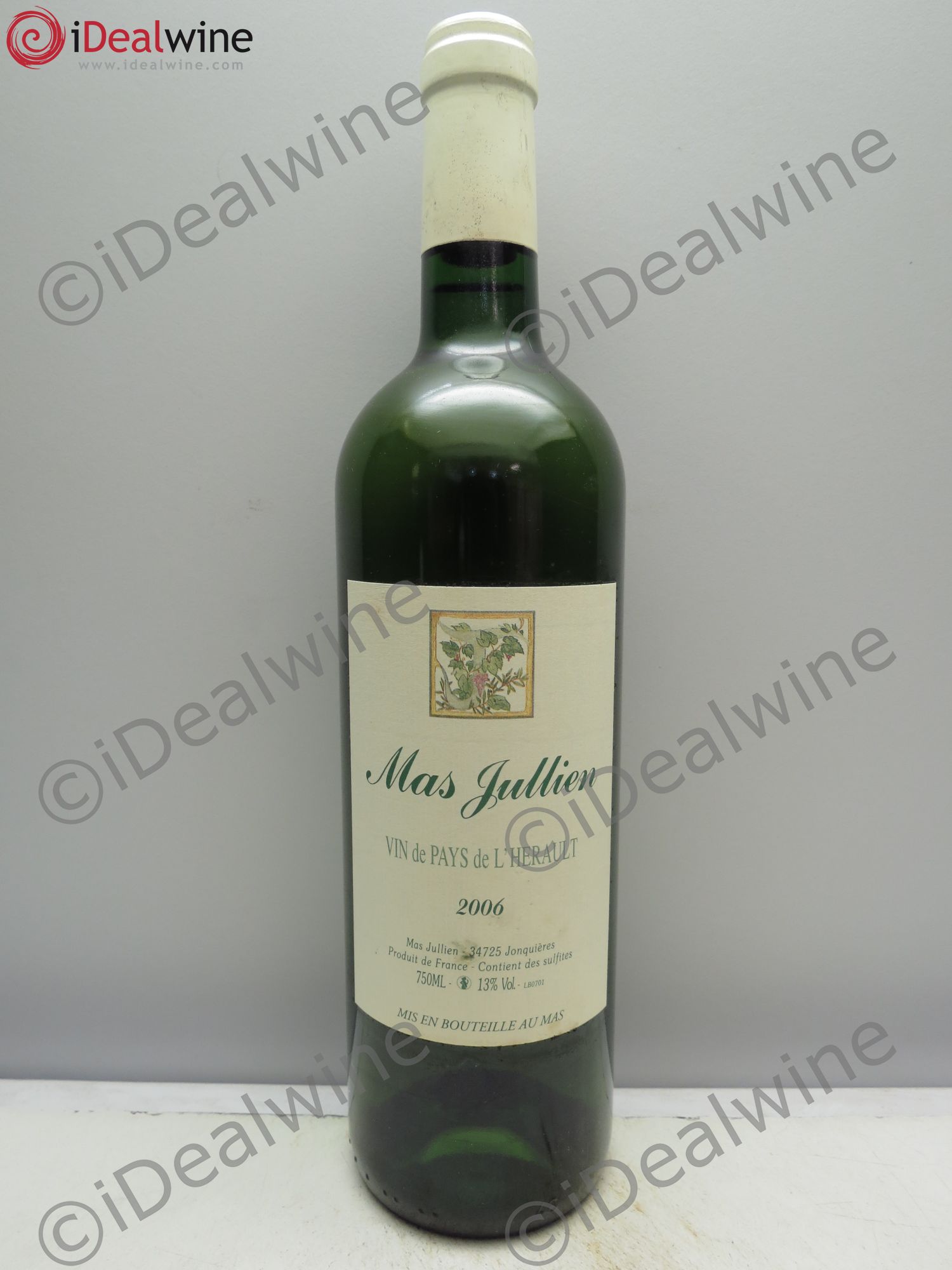 Pays d'Hérault Mas Jullien Olivier Jullien (sans prix de réserve/no reserve) 2006 - Posten von 1 Flasche - 0