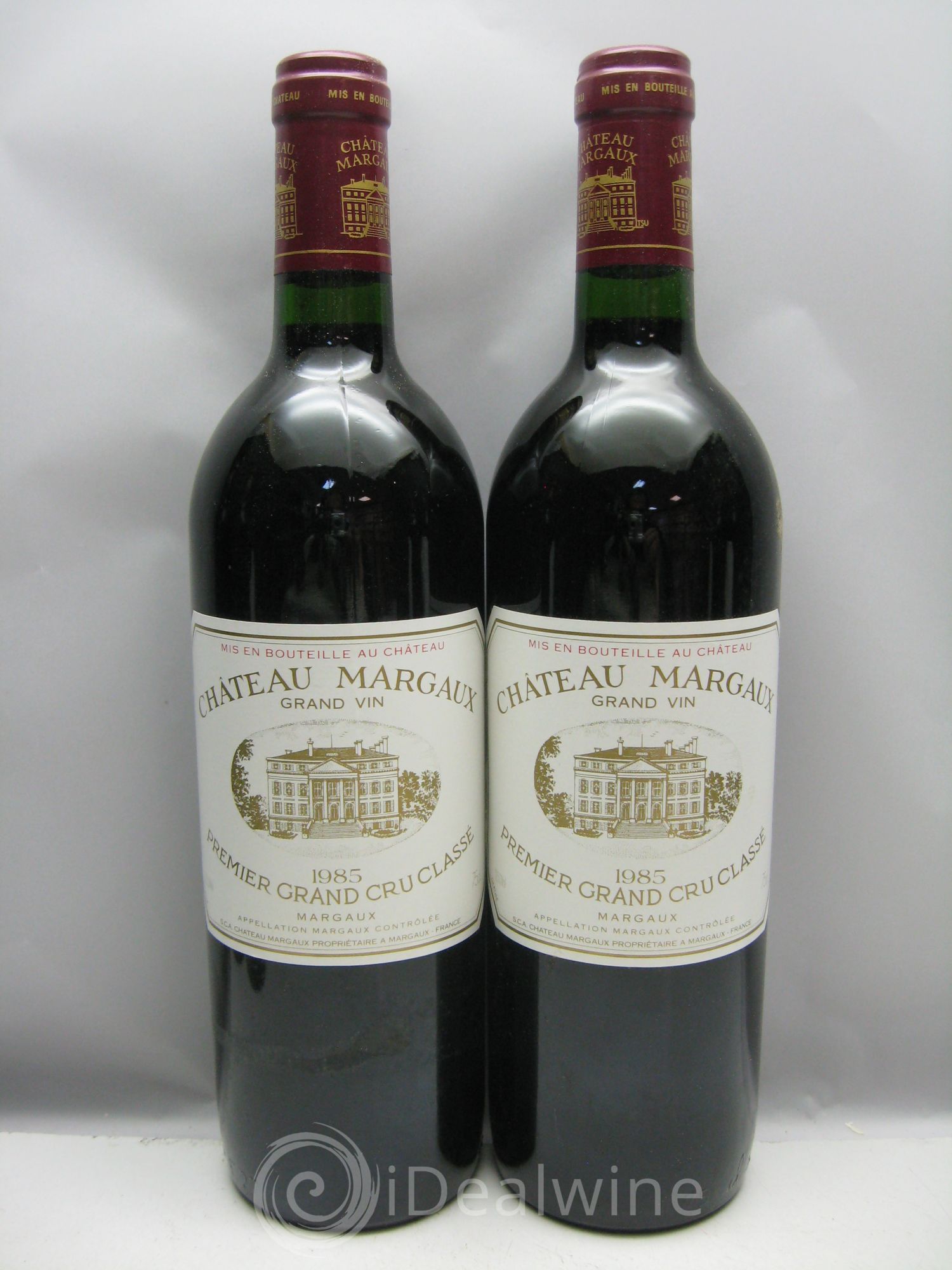Château Margaux 1er Grand Cru Classé (Cb sans couvercle) 1985 - Lot de 6 bouteilles - 1