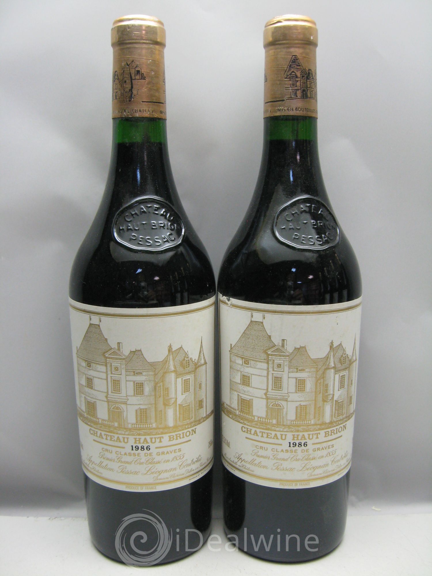 Château Haut Brion 1er Grand Cru Classé 1986 - Lot de 6 bouteilles - 0