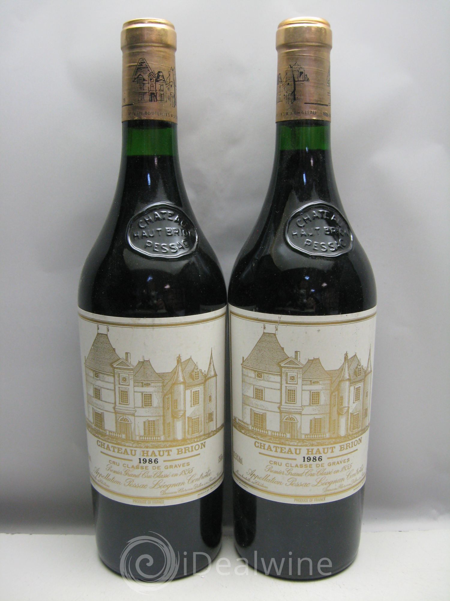 Château Haut Brion 1er Grand Cru Classé 1986 - Lot de 6 bouteilles - 2