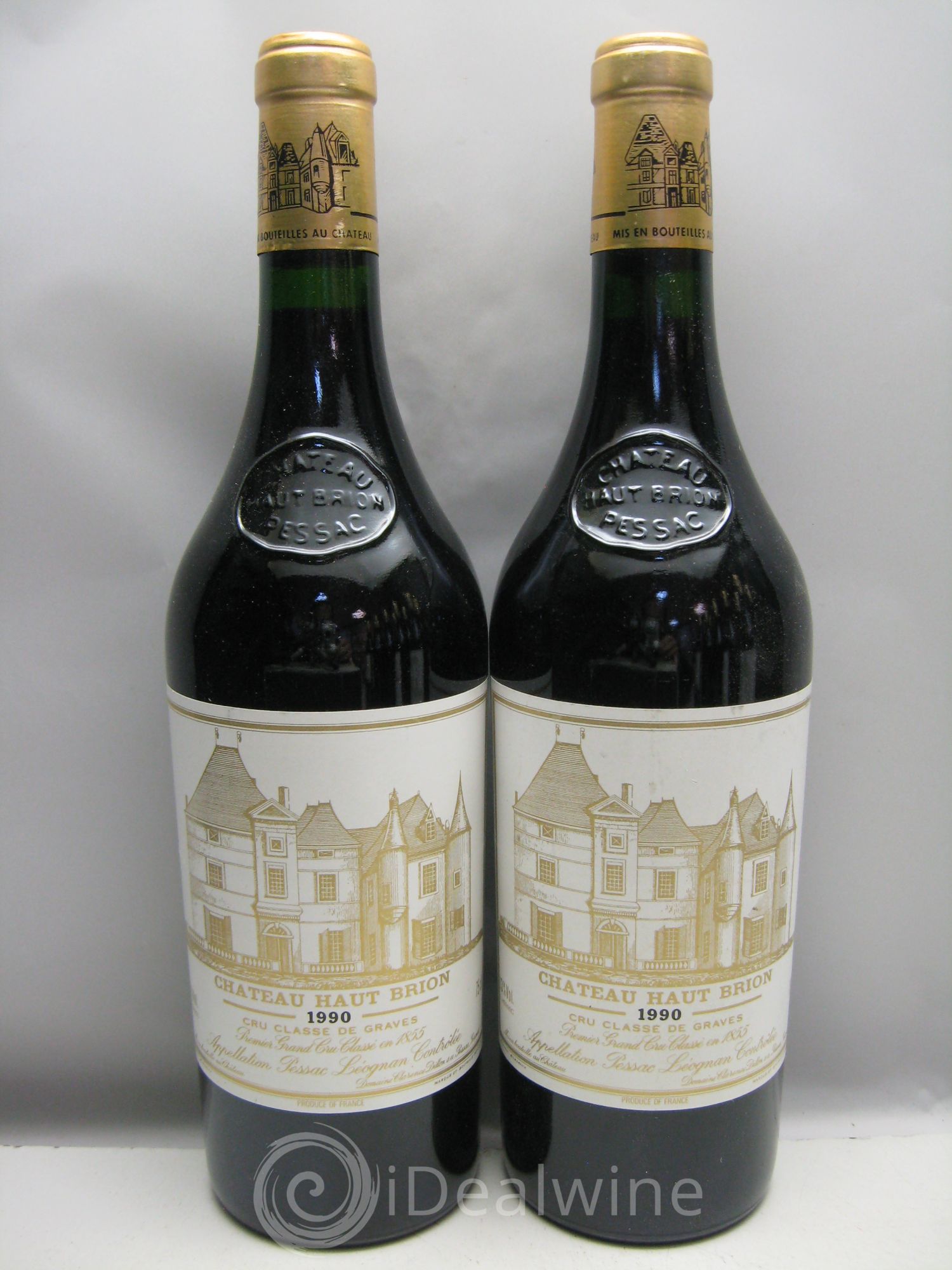 Château Haut Brion 1er Grand Cru Classé 1990 - Lot de 12 bouteilles - 0
