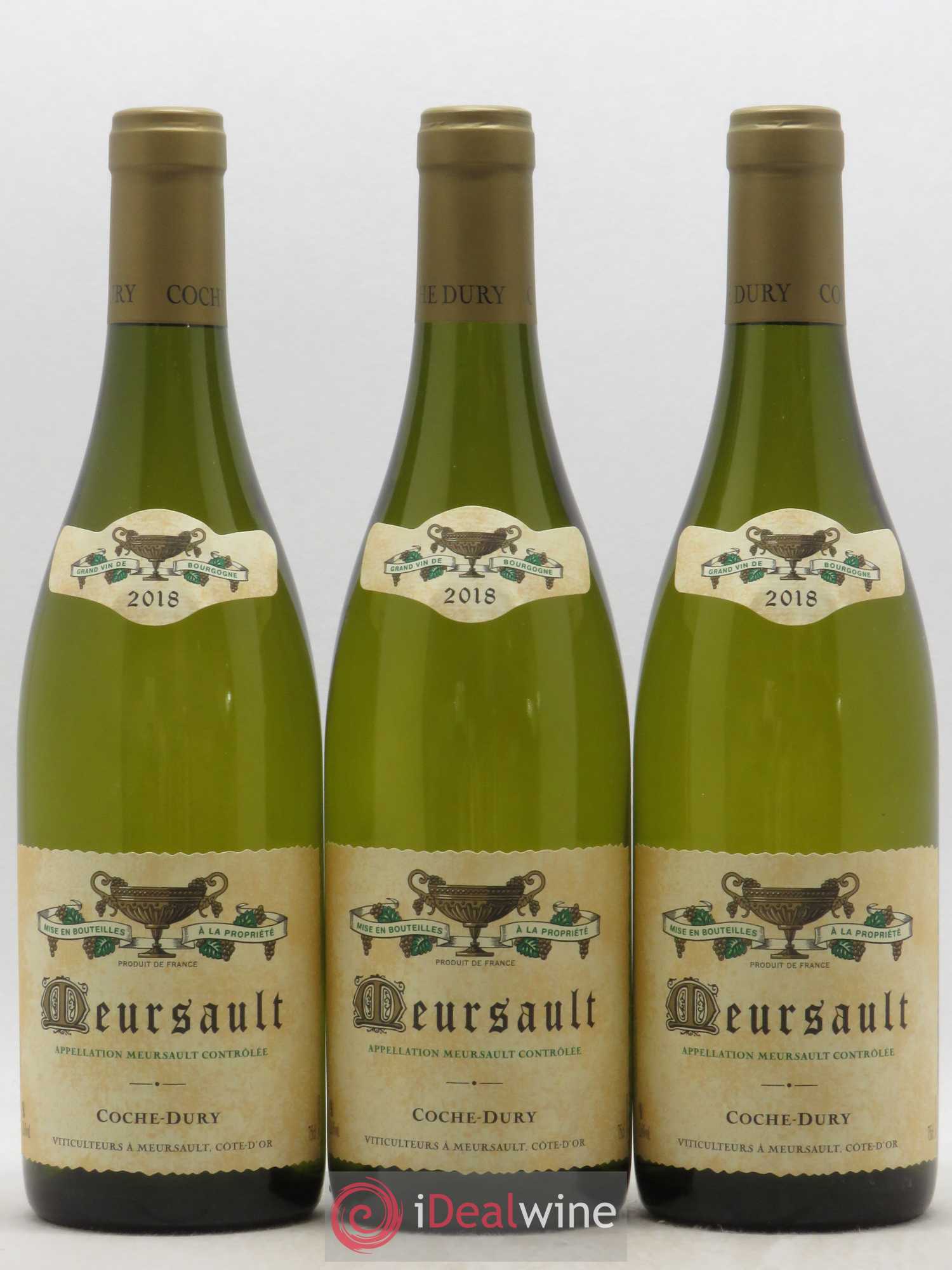 Meursault Coche Dury (Domaine) 2018 - Lot de 3 bouteilles - 0