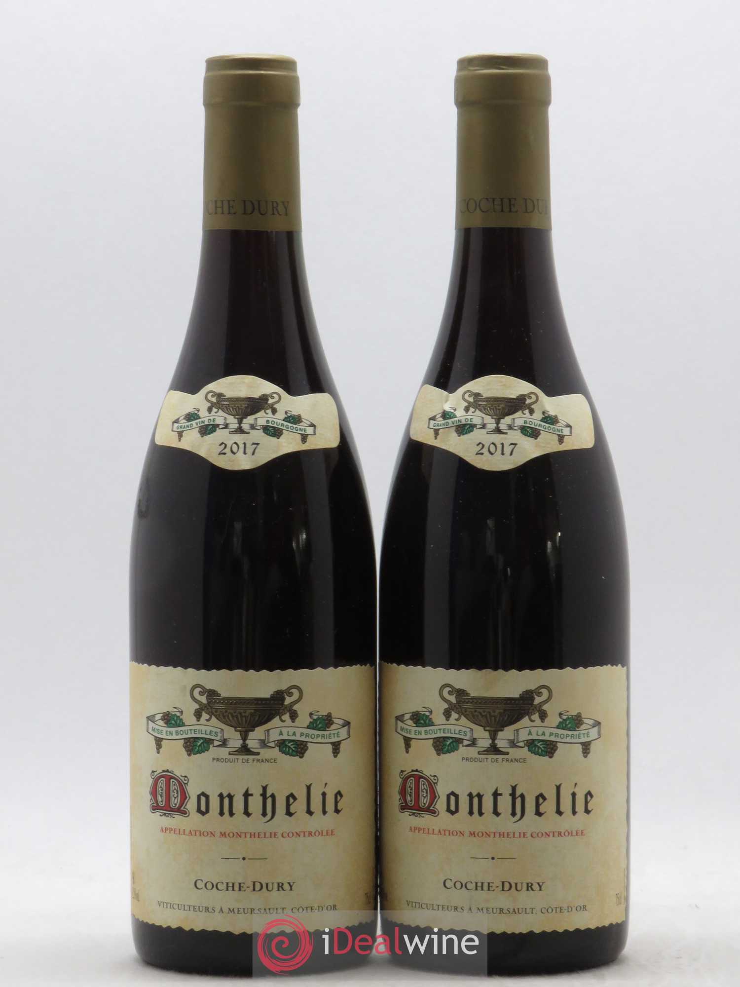 Monthélie Coche Dury (Domaine) 2017 - Lot de 2 bouteilles - 0