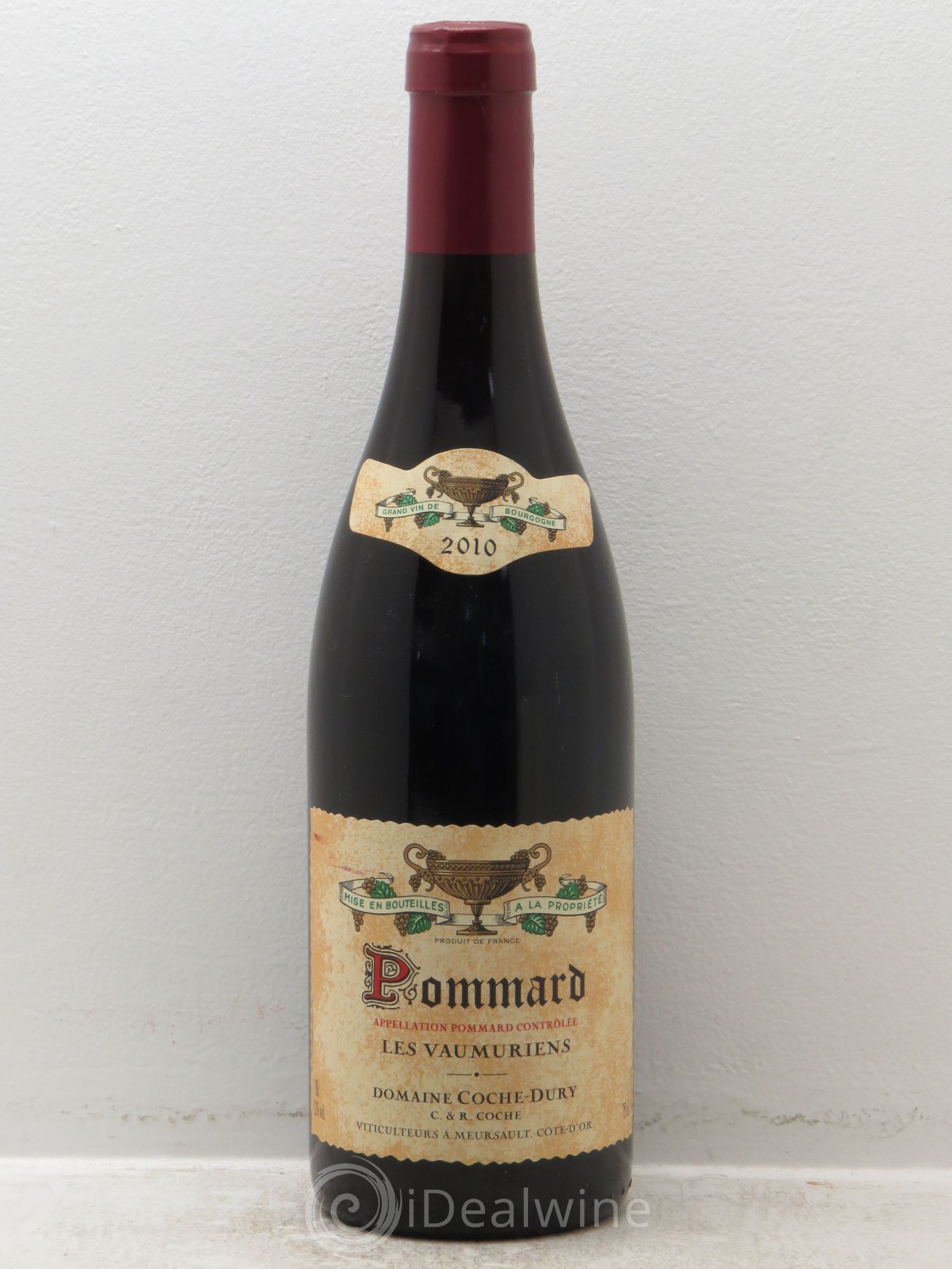 Pommard les Vaumuriens Coche Dury (Domaine) 2010 - Lot de 1 bouteille - 0