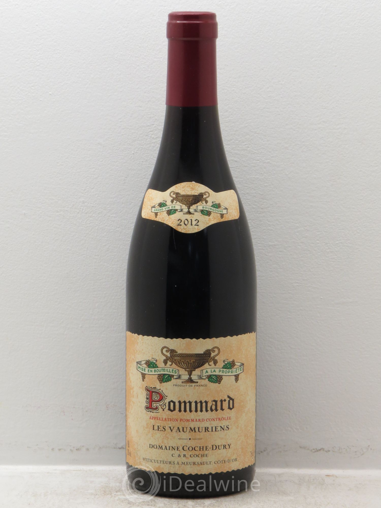 Pommard les Vaumuriens Coche Dury (Domaine) 2012 - Lot de 1 bouteille - 0
