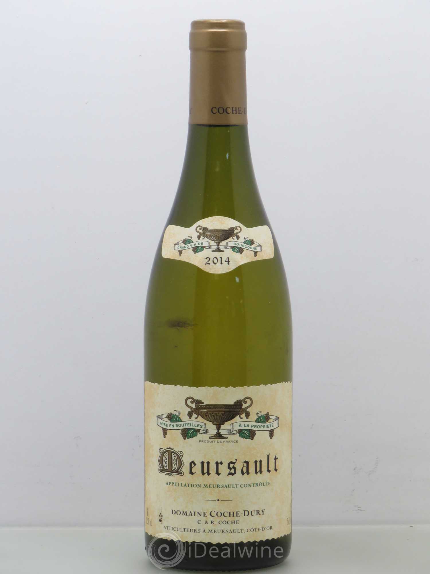 Meursault Coche Dury (Domaine) 2014 - Lot de 1 bouteille - 0