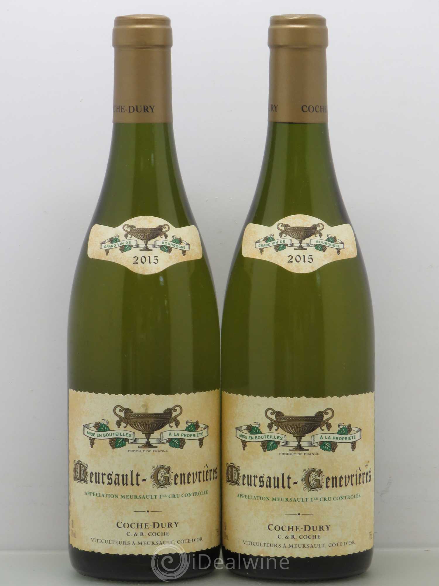 Meursault 1er Cru Genevrières Coche Dury (Domaine) 2015 - Lot de 2 bouteilles - 0