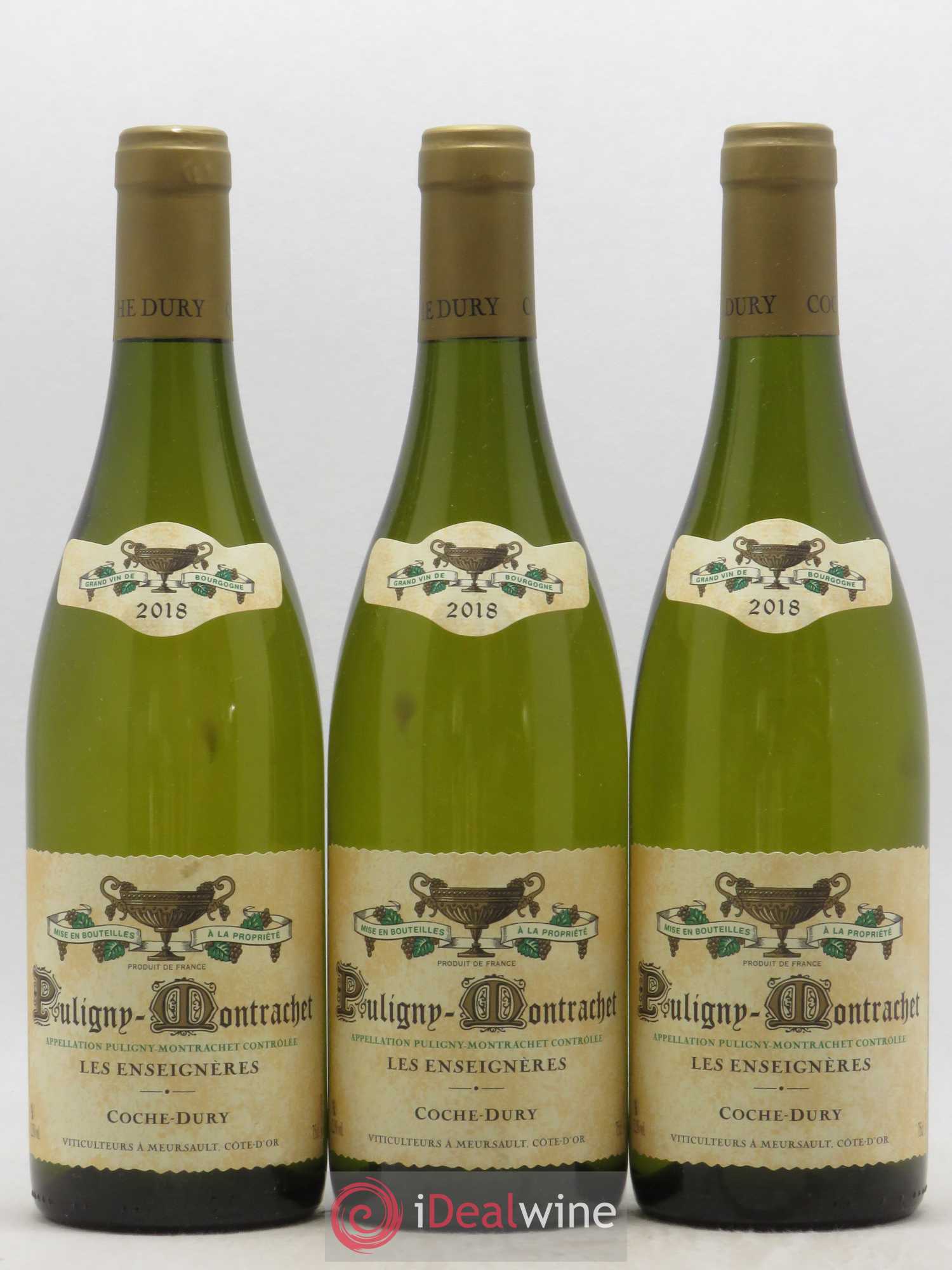 Puligny-Montrachet Les Enseignères Coche Dury (Domaine) 2018 - Lot de 3 bouteilles - 0