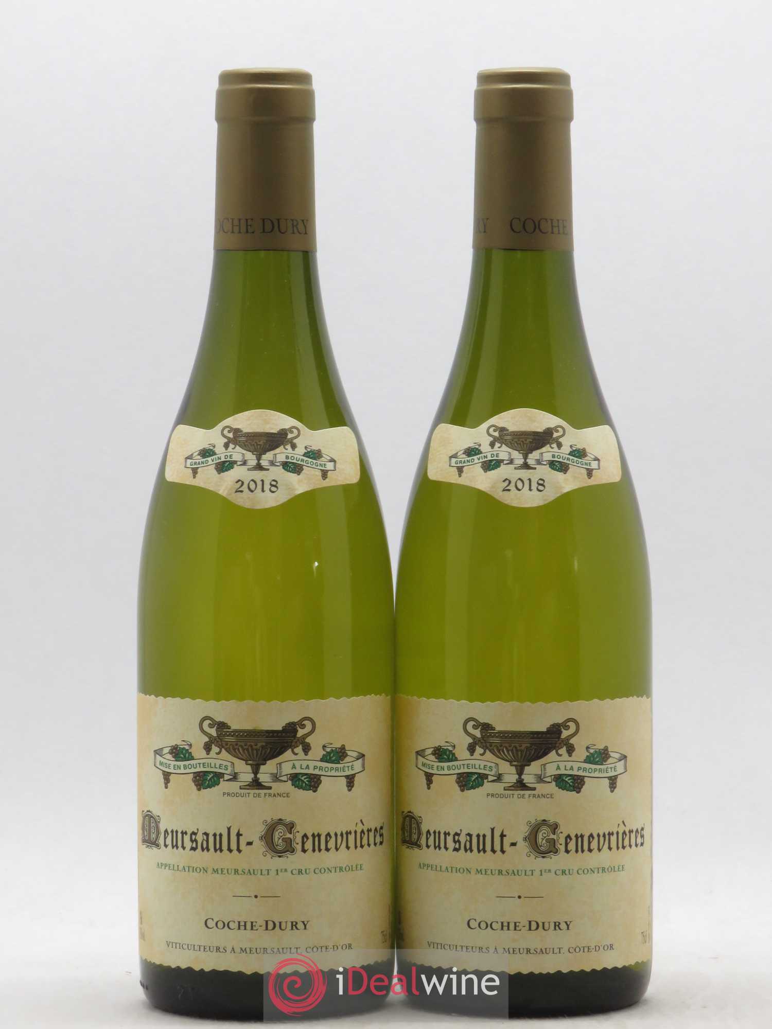 Meursault 1er Cru Genevrières Coche Dury (Domaine) 2018 - Lot de 2 bouteilles - 0