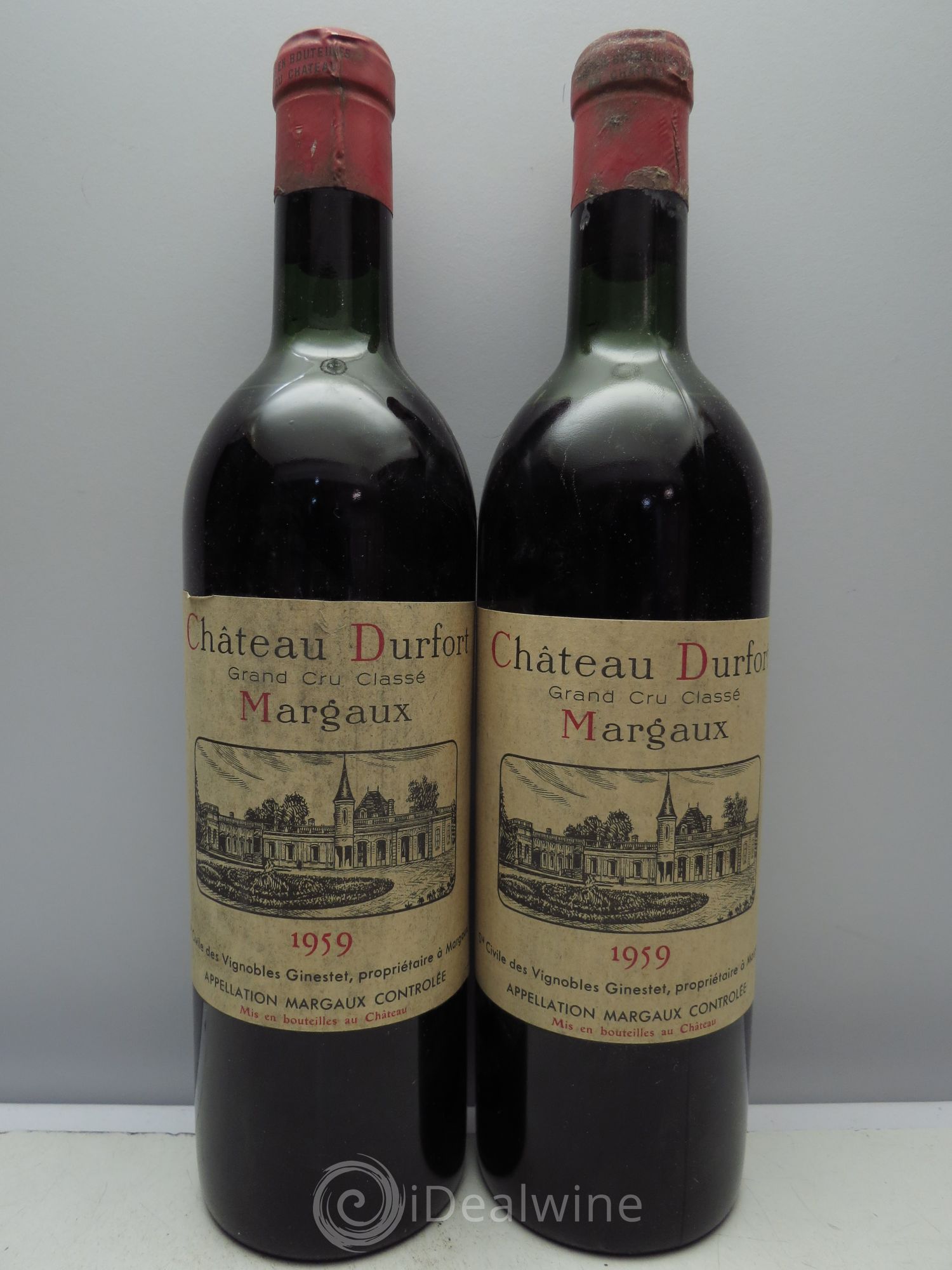 Château Durfort Vivens 2ème Grand Cru Classé 1959 - Lot de 2 bouteilles - 0
