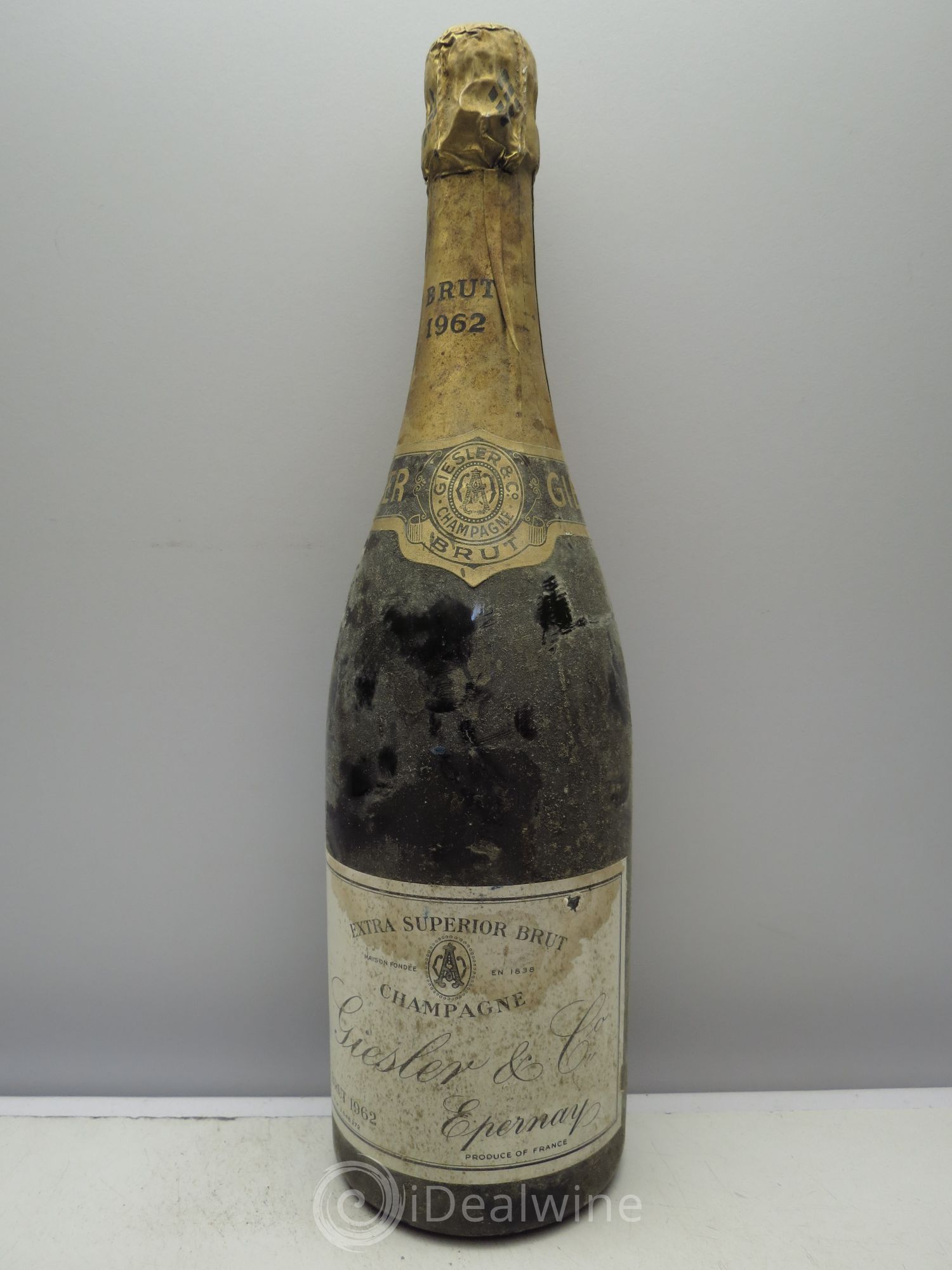 Champagne Giesler & Co 1962 - Posten von 1 Flasche - 0