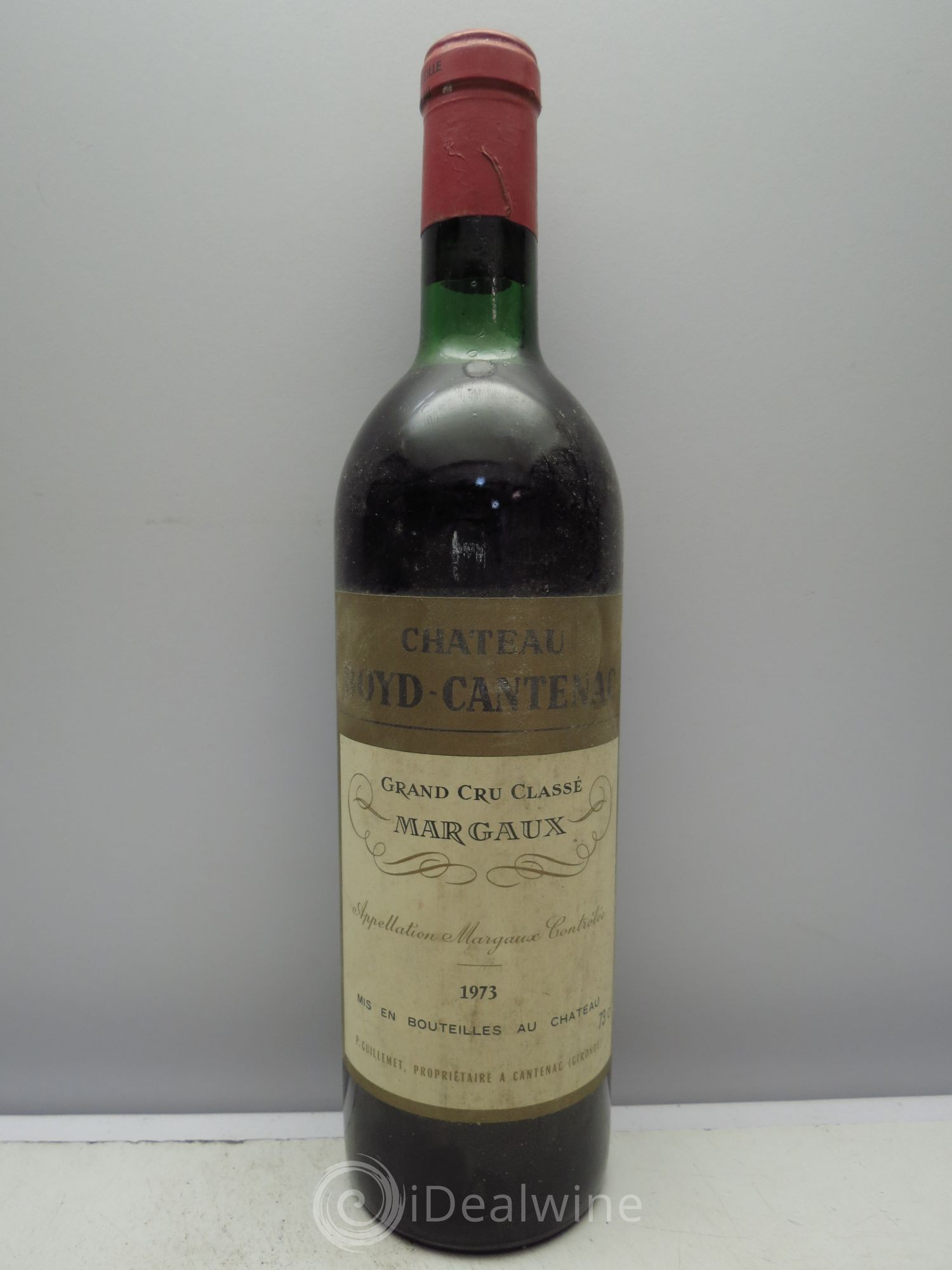 Château Boyd Cantenac 3ème Grand Cru Classé 1973 - Lot de 1 bouteille - 0