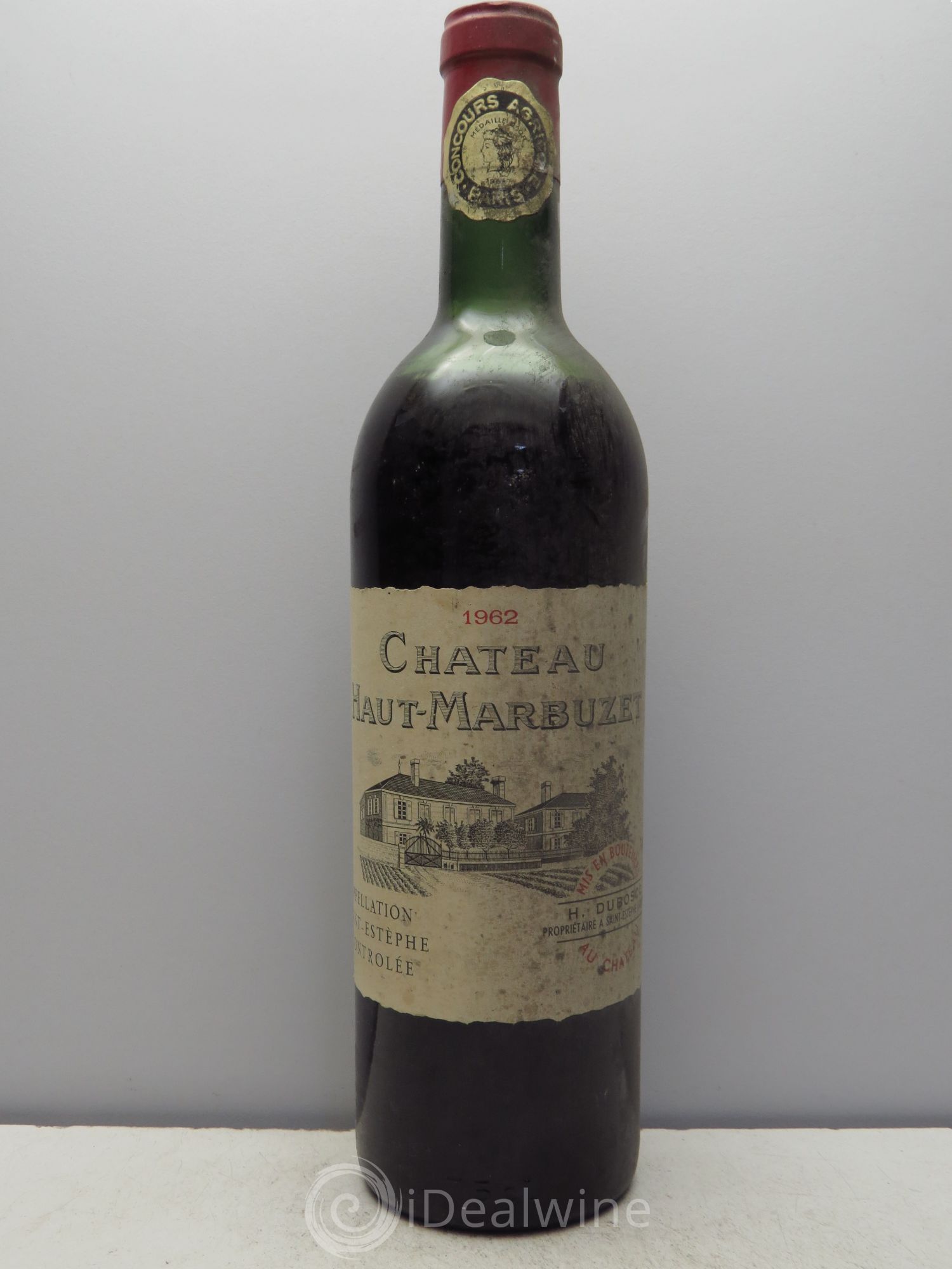 Château Haut Marbuzet 1962 - Lot de 1 bouteille - 0