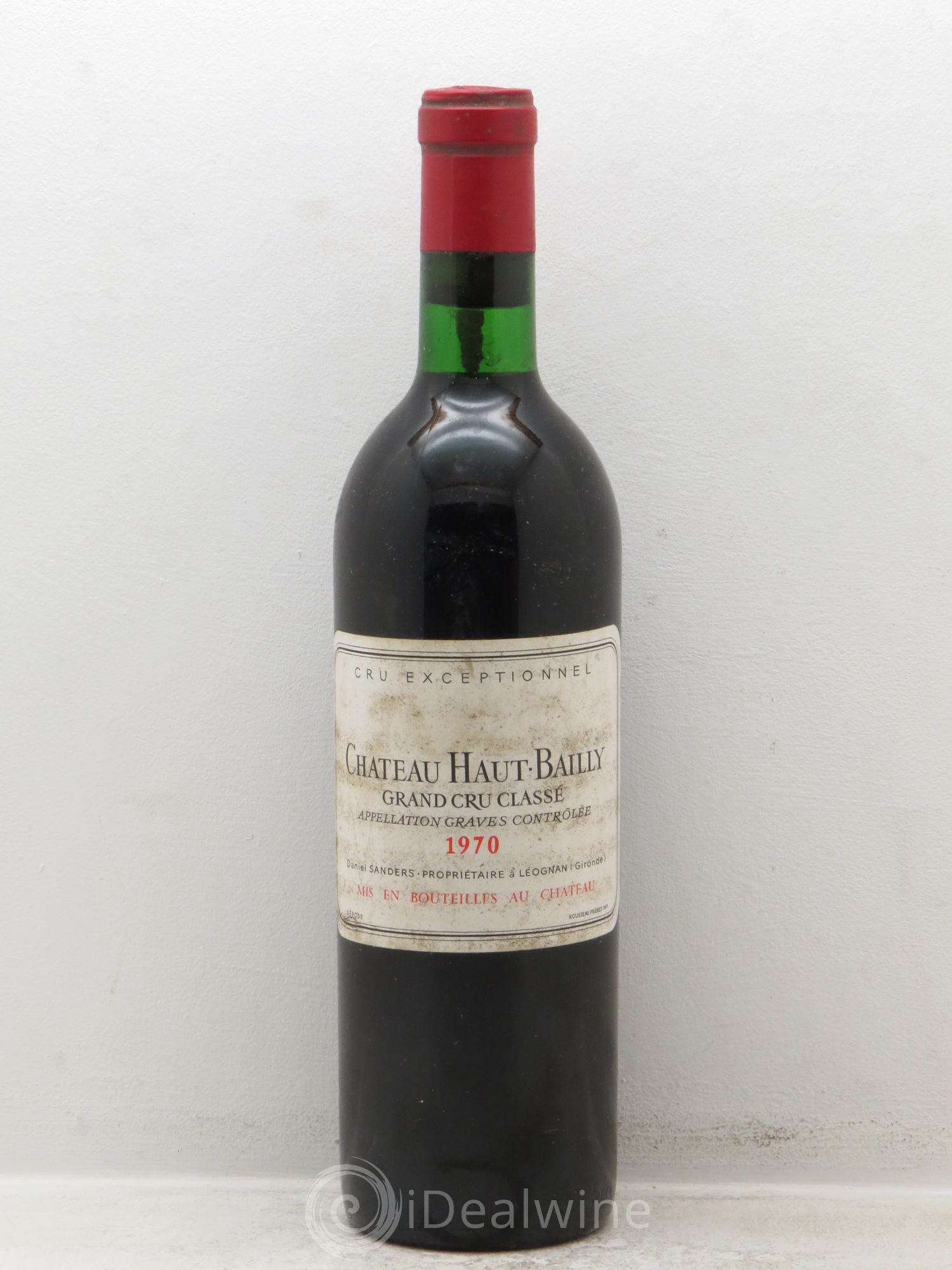 Château Haut-Bailly Cru Classé de Graves 1970 - Lot de 6 bouteilles - 0