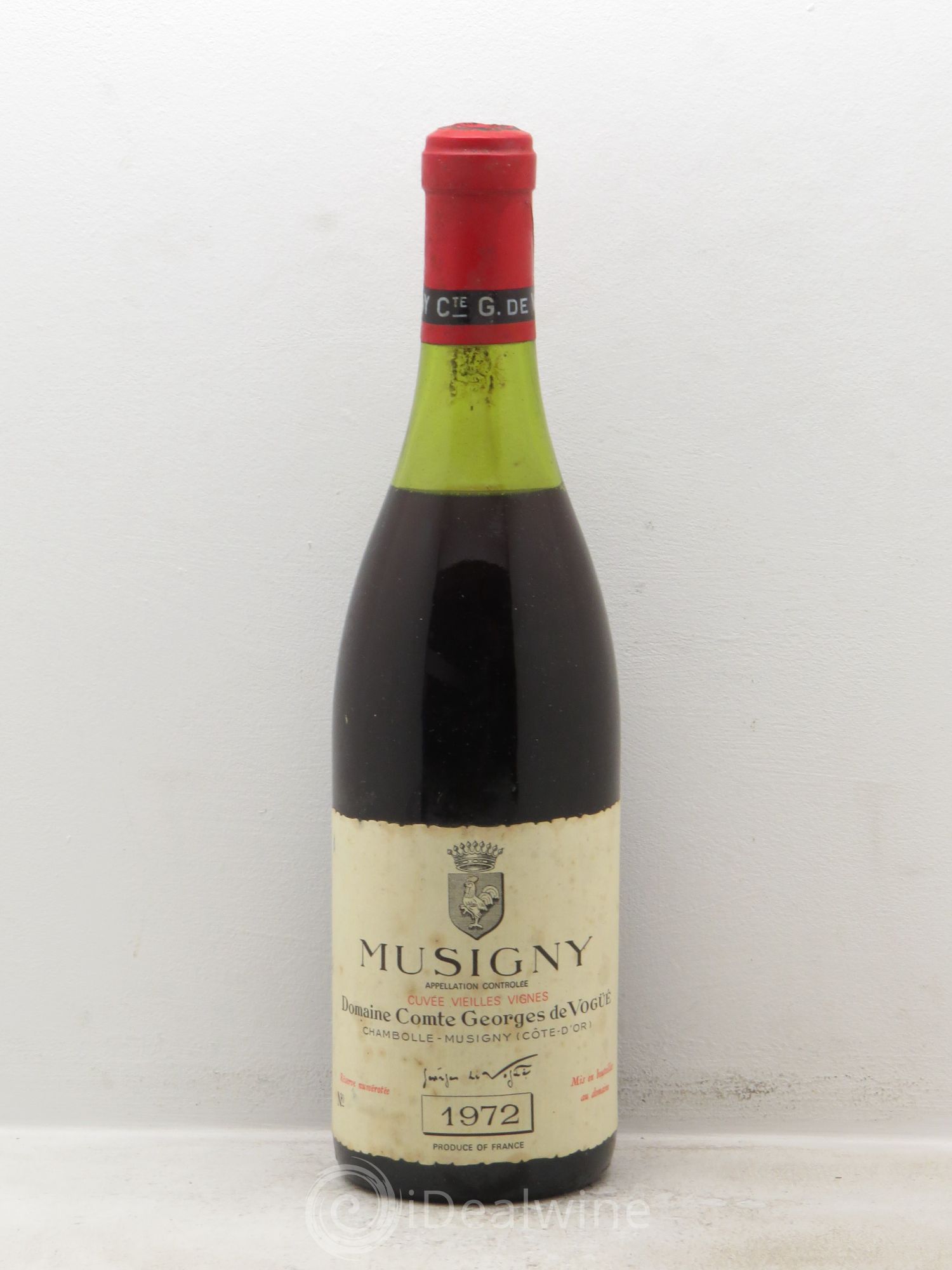Musigny Grand Cru Cuvée Vieilles Vignes Comte Georges de Vogüé 1972 - Lot de 1 bouteille - 0