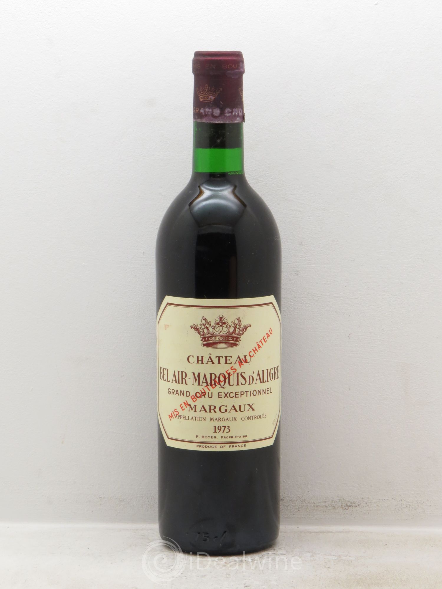 Château Bel Air Marquis d'Aligre 1973 - Lot de 1 bouteille - 0