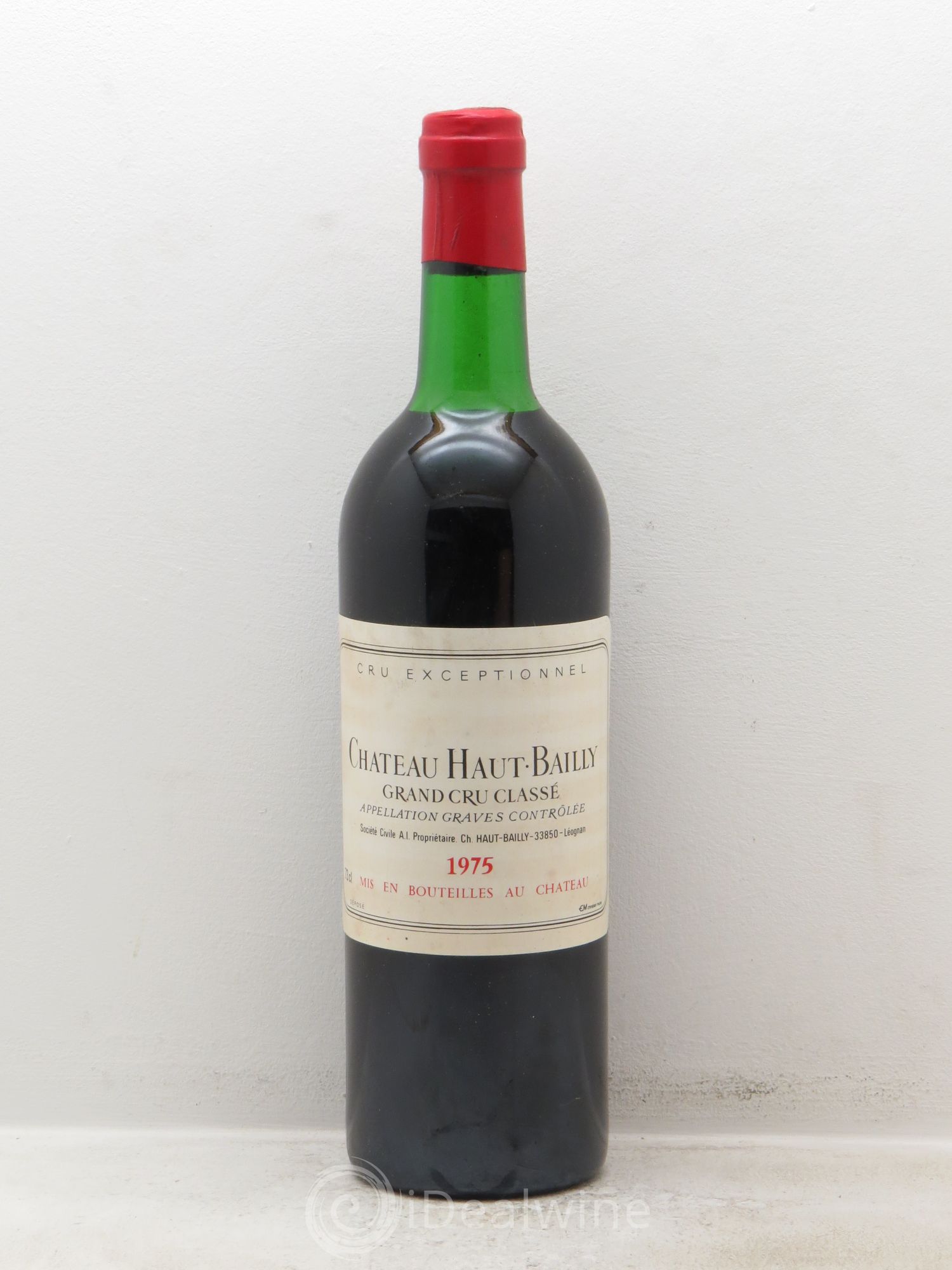 Château Haut-Bailly Cru Classé de Graves 1975 - Lot de 6 bouteilles - 0