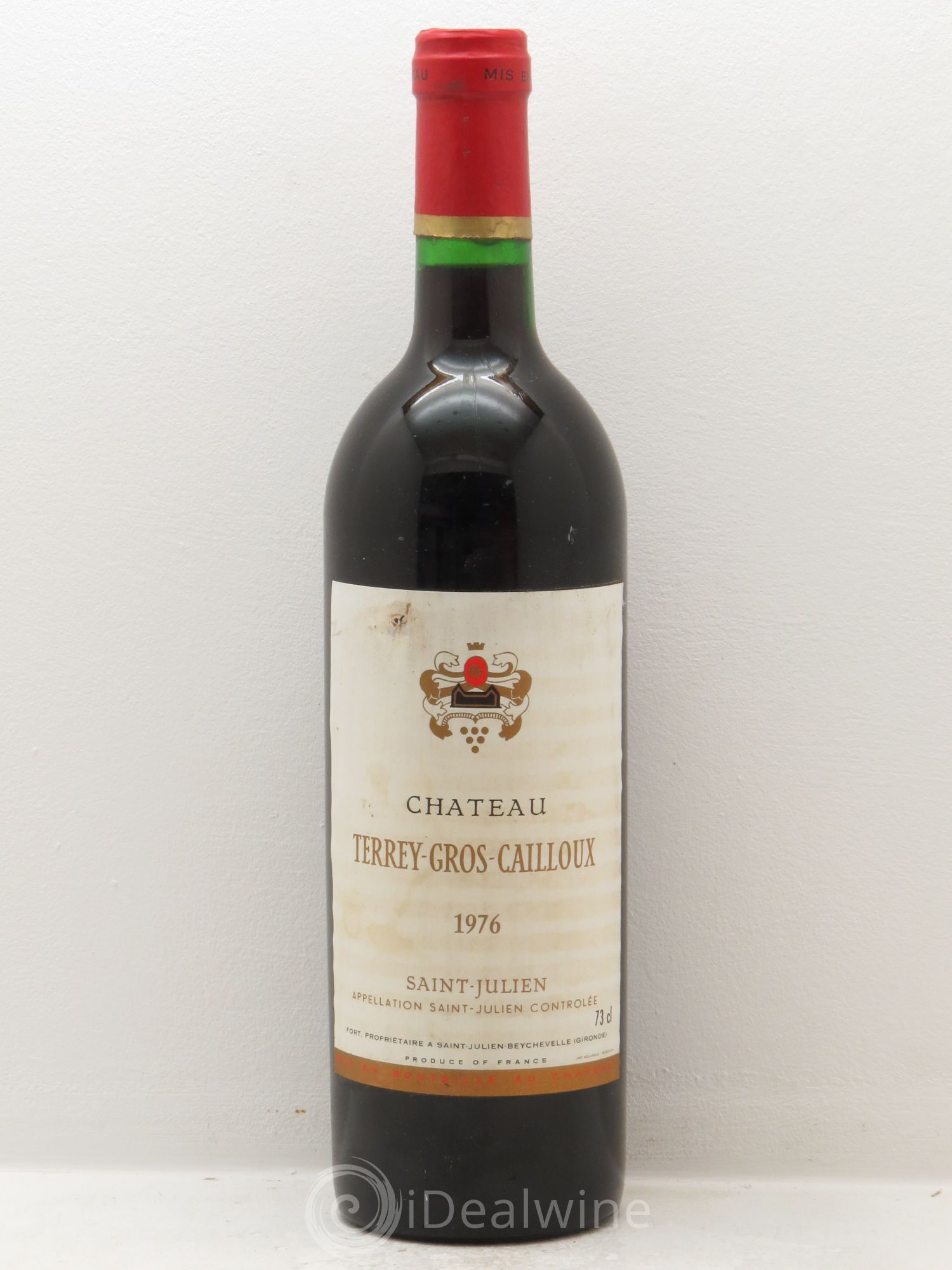 Château Terrey Gros Cailloux Cru Bourgeois 1976 - Lot de 1 bouteille - 0