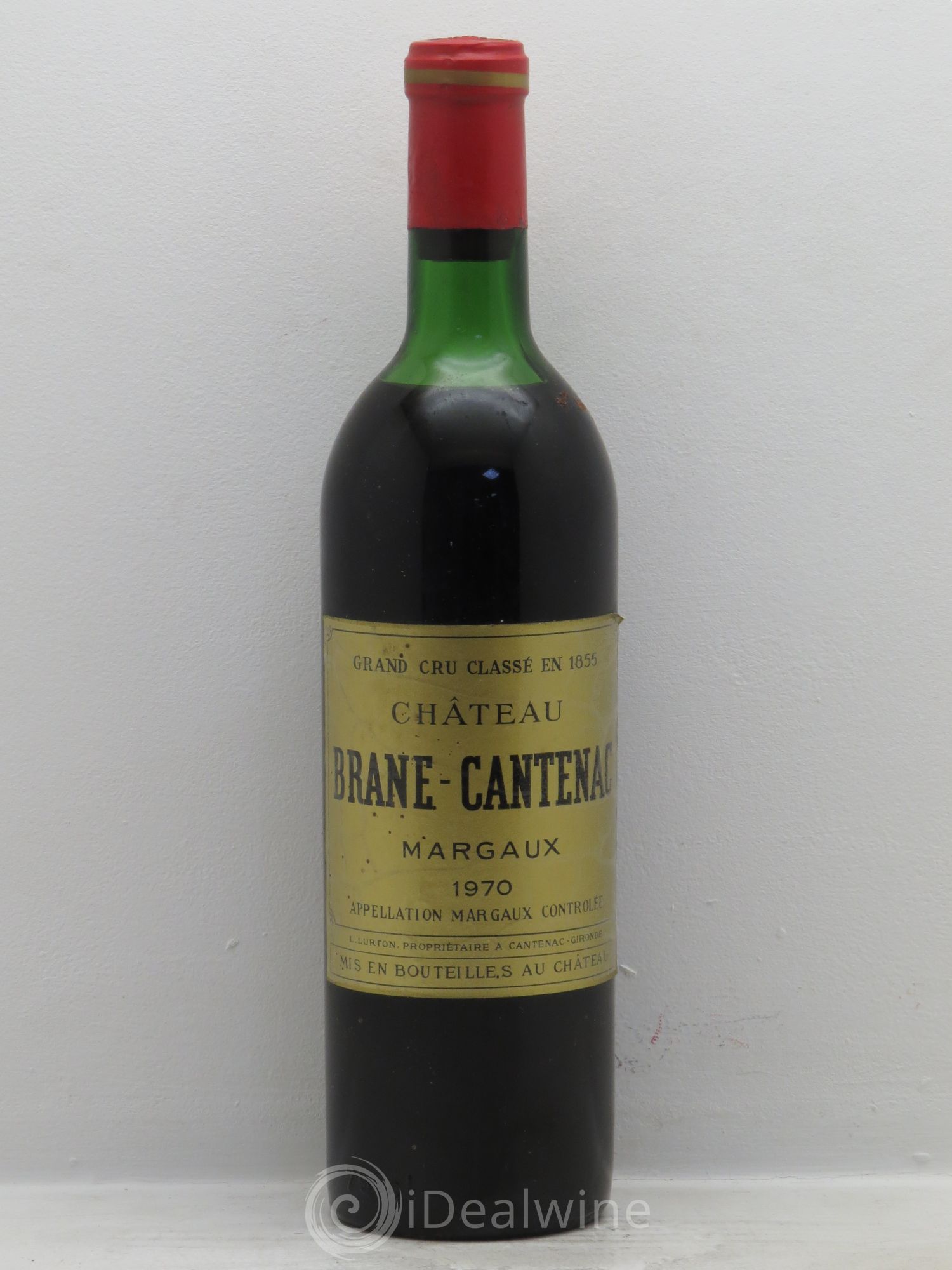 Château Brane Cantenac 2ème Grand Cru Classé 1970 - Lot de 1 bouteille - 0
