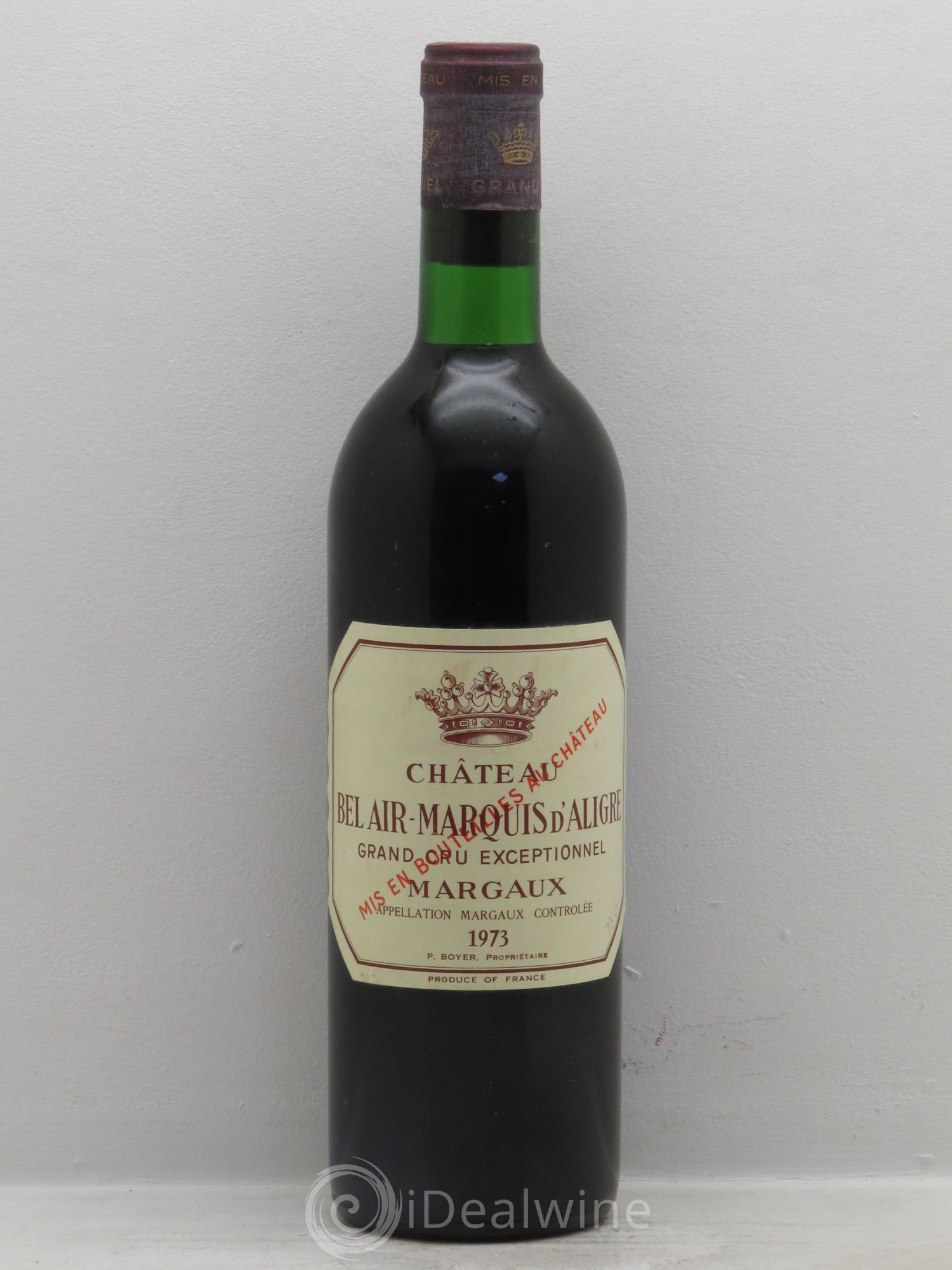 Château Bel Air Marquis d'Aligre 1973 - Lot de 1 bouteille - 0