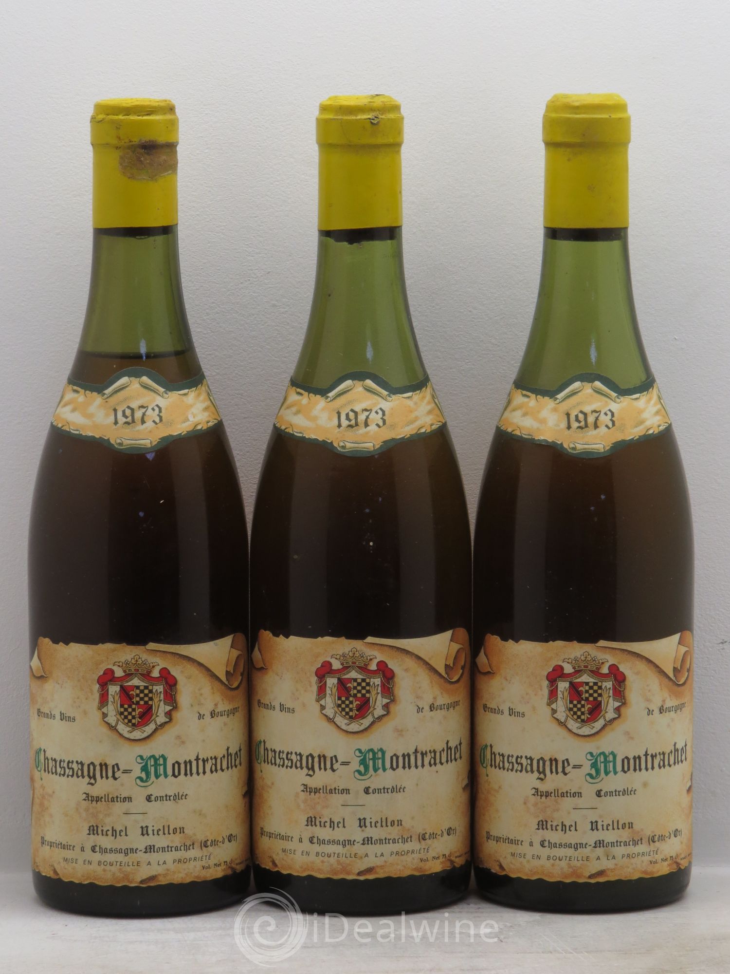 Chassagne-Montrachet Michel Niellon (Domaine) 1973 - Lot de 3 bouteilles - 0