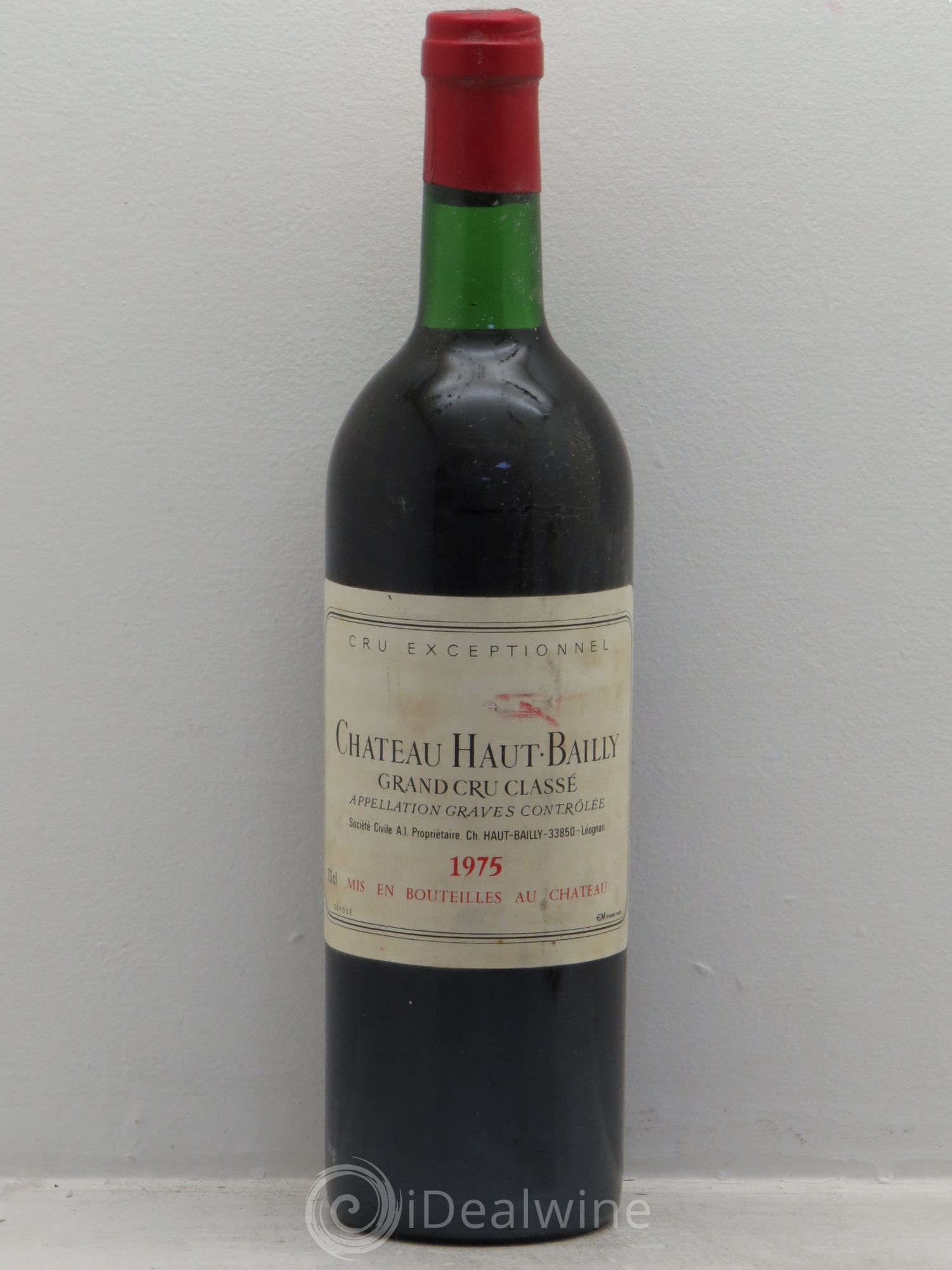 Château Haut-Bailly Cru Classé de Graves 1975 - Lot de 6 bouteilles - 0