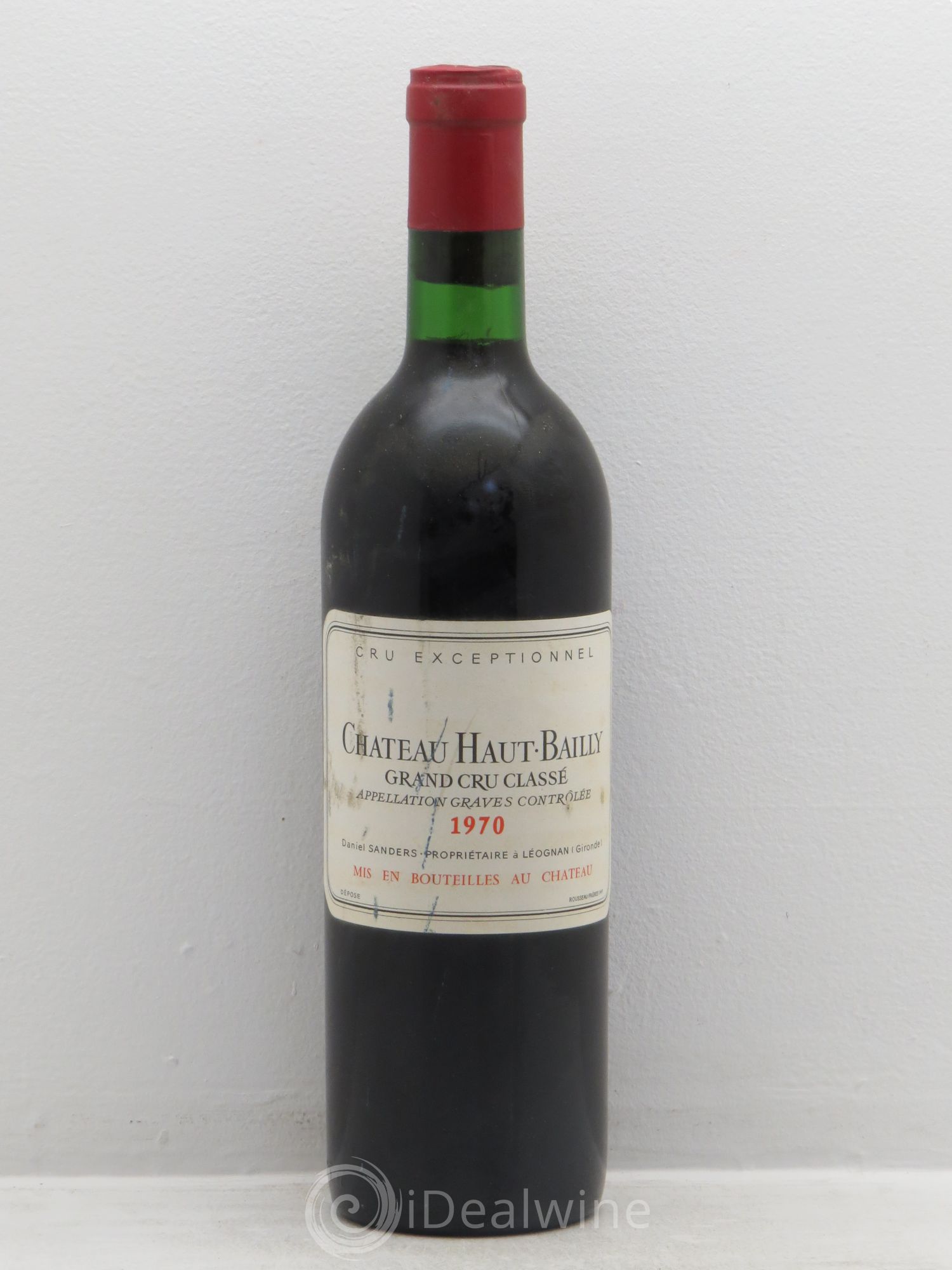 Château Haut-Bailly Cru Classé de Graves 1970 - Lot de 1 bouteille - 0