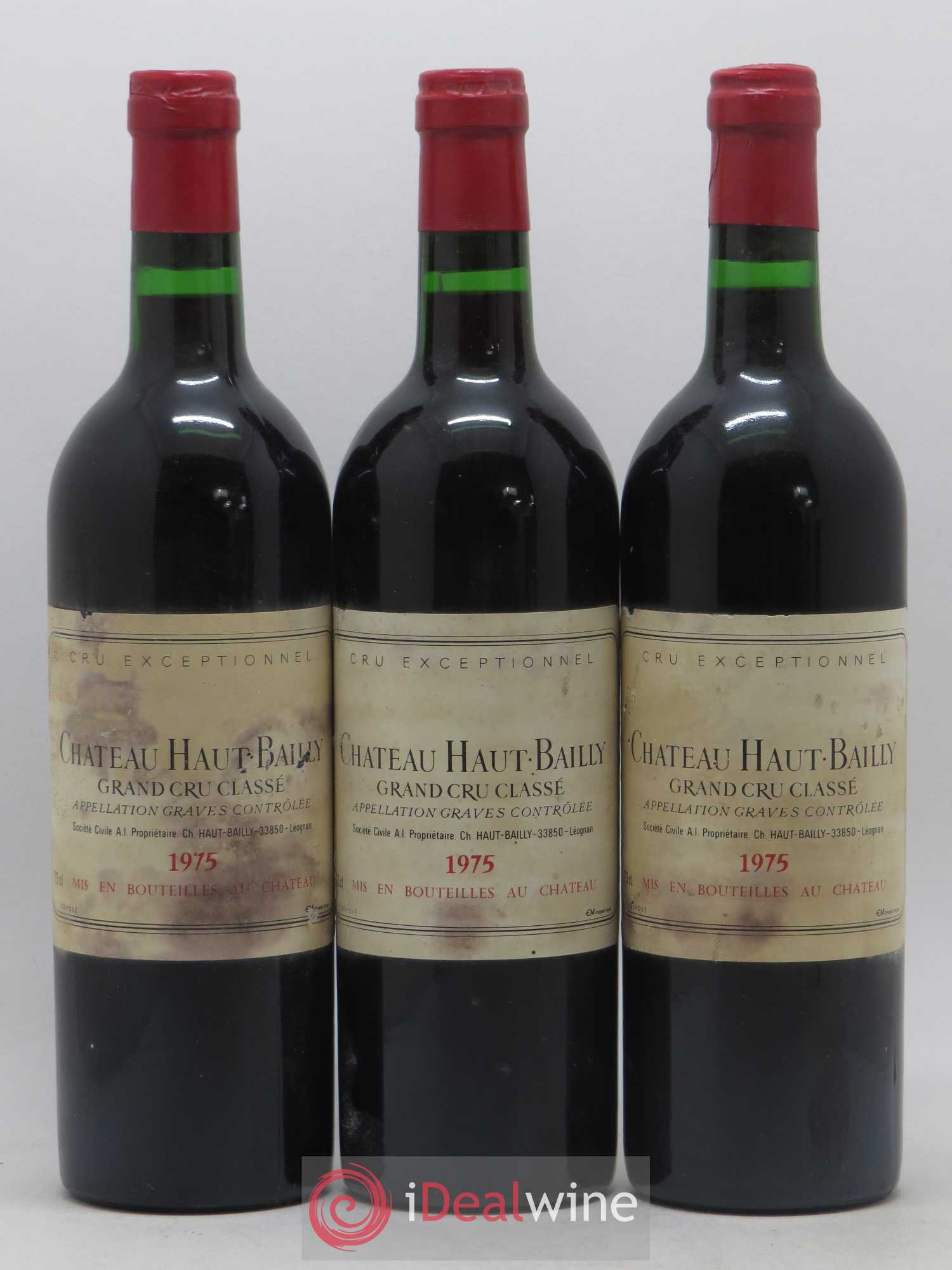 Château Haut-Bailly Cru Classé de Graves 1975 - Lot de 6 bouteilles - 2