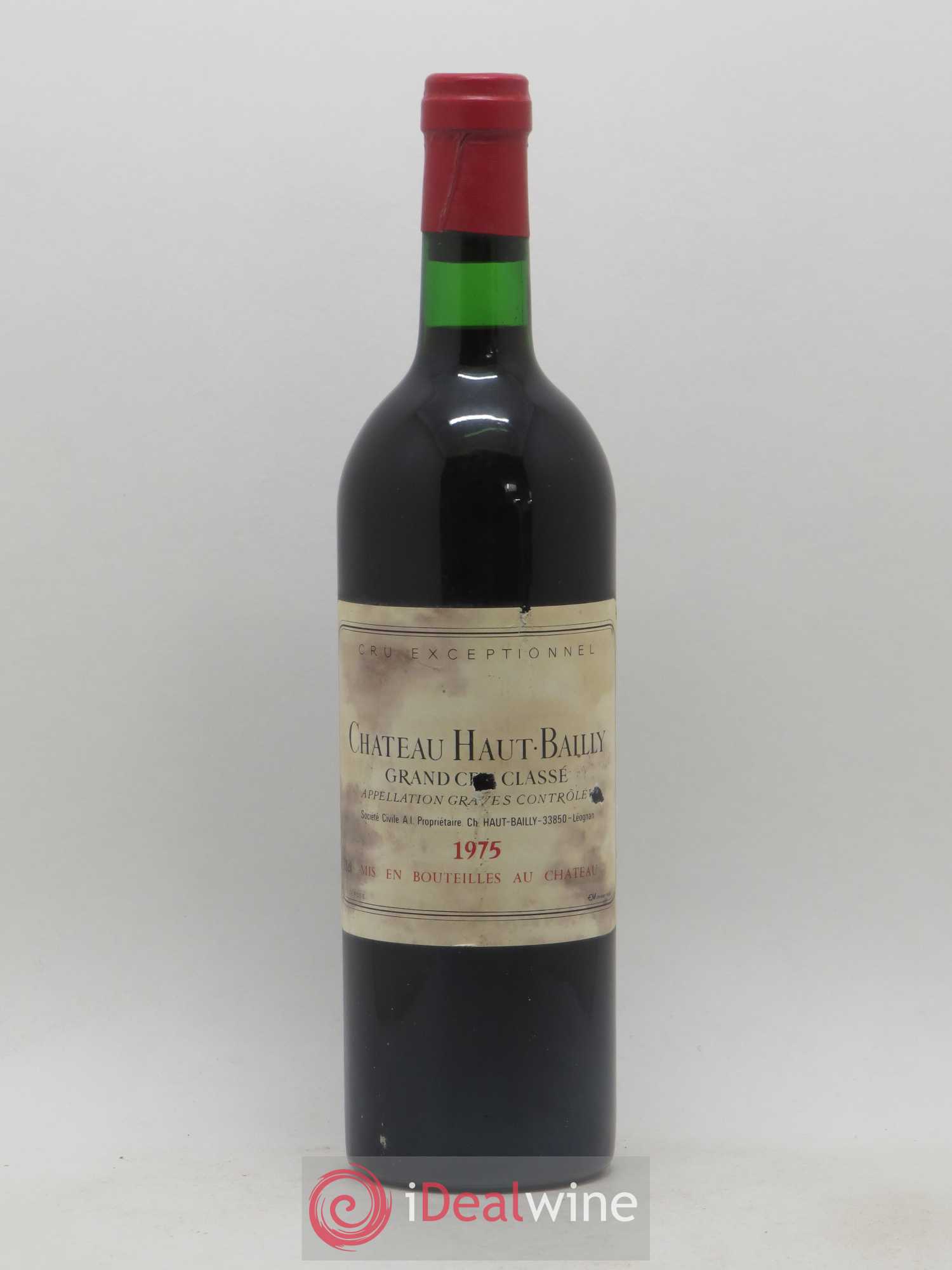 Château Haut-Bailly Cru Classé de Graves 1975 - Lot de 1 bouteille - 0