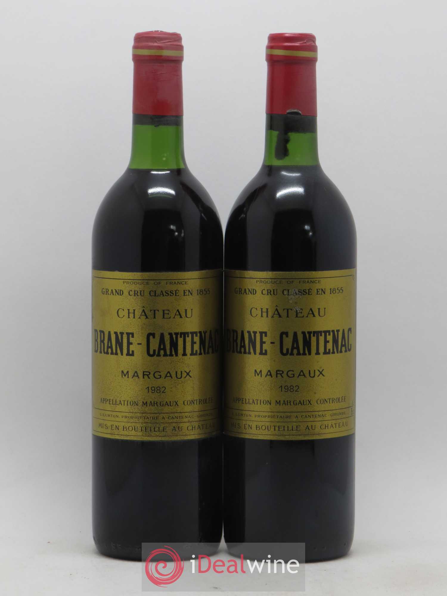 Château Brane Cantenac 2ème Grand Cru Classé 1982 - Lotto di 2 bottiglie - 0