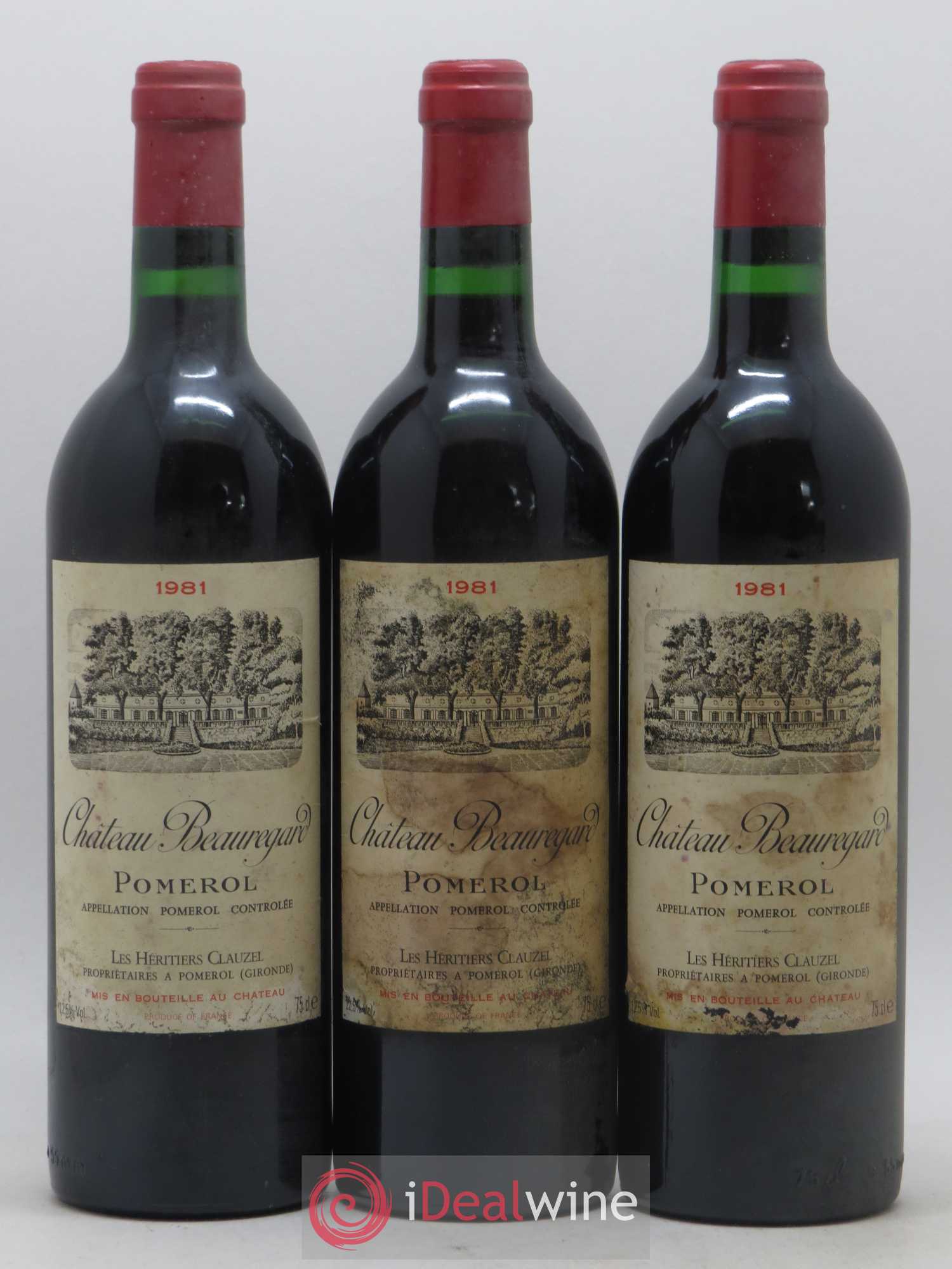 Château Beauregard 1981 - Lot de 6 bouteilles - 1