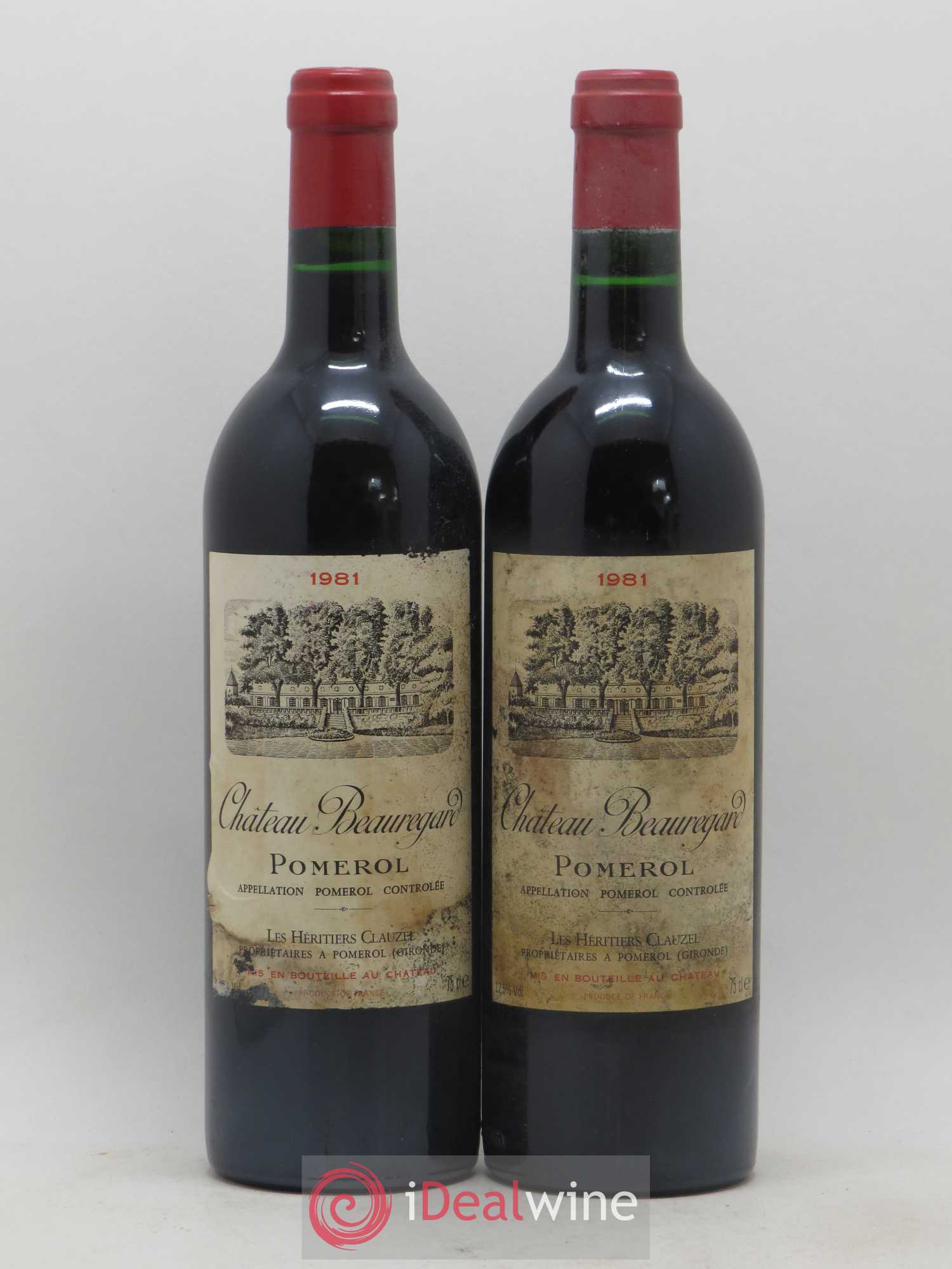 Château Beauregard 1981 - Lot de 2 bouteilles - 0