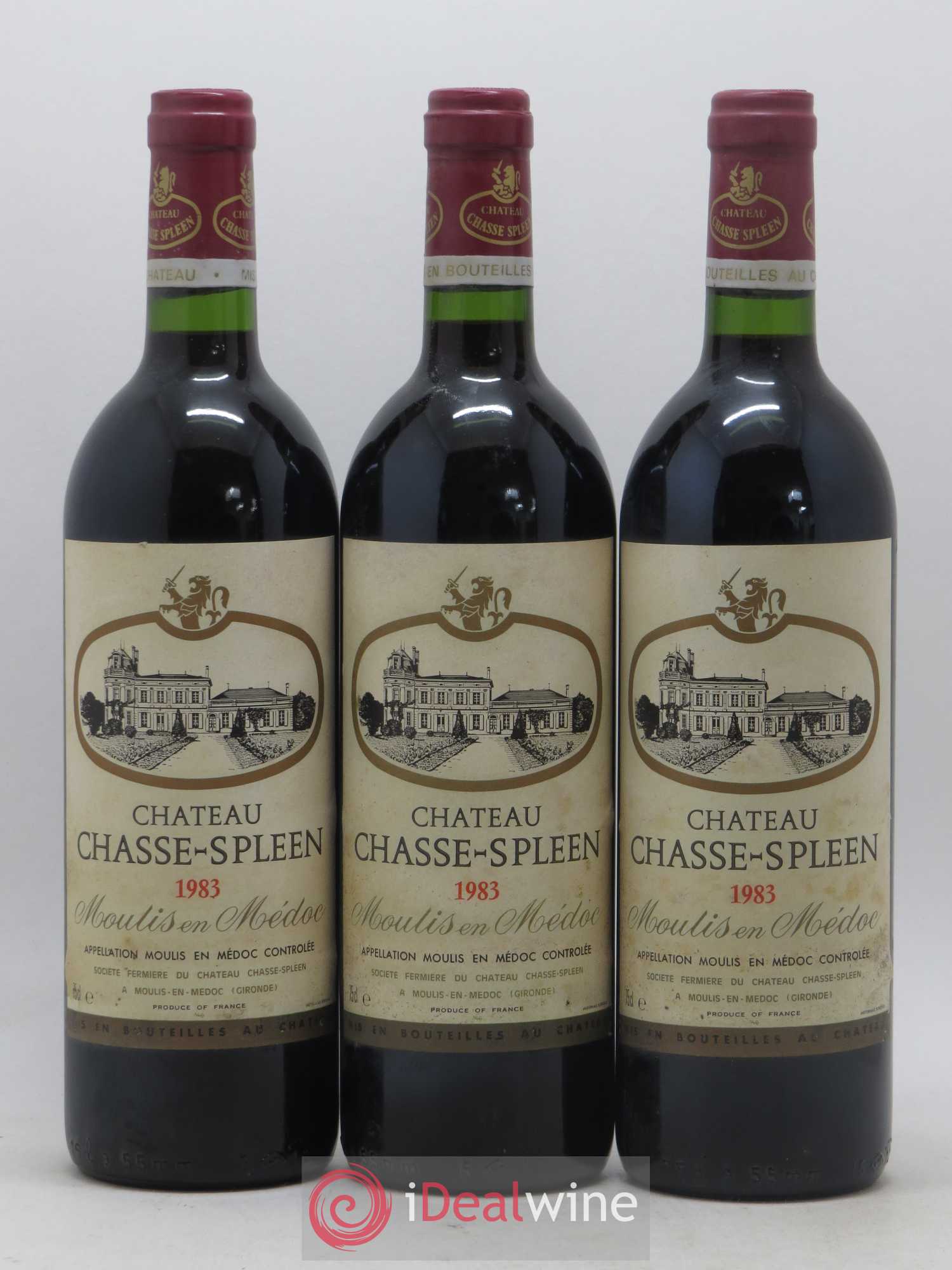 Château Chasse Spleen 1983 - Lot de 6 bouteilles - 1