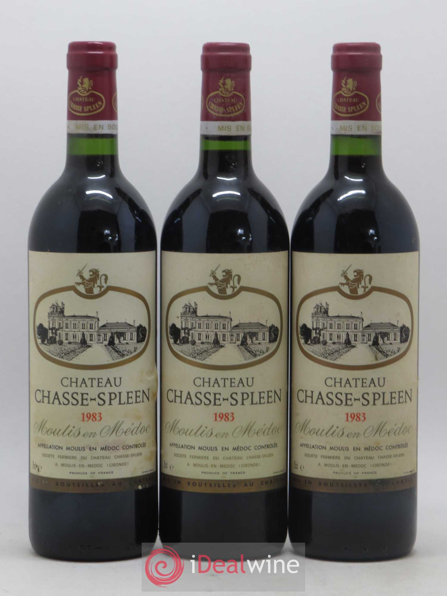 Château Chasse Spleen 1983 - Lot de 6 bouteilles - 2