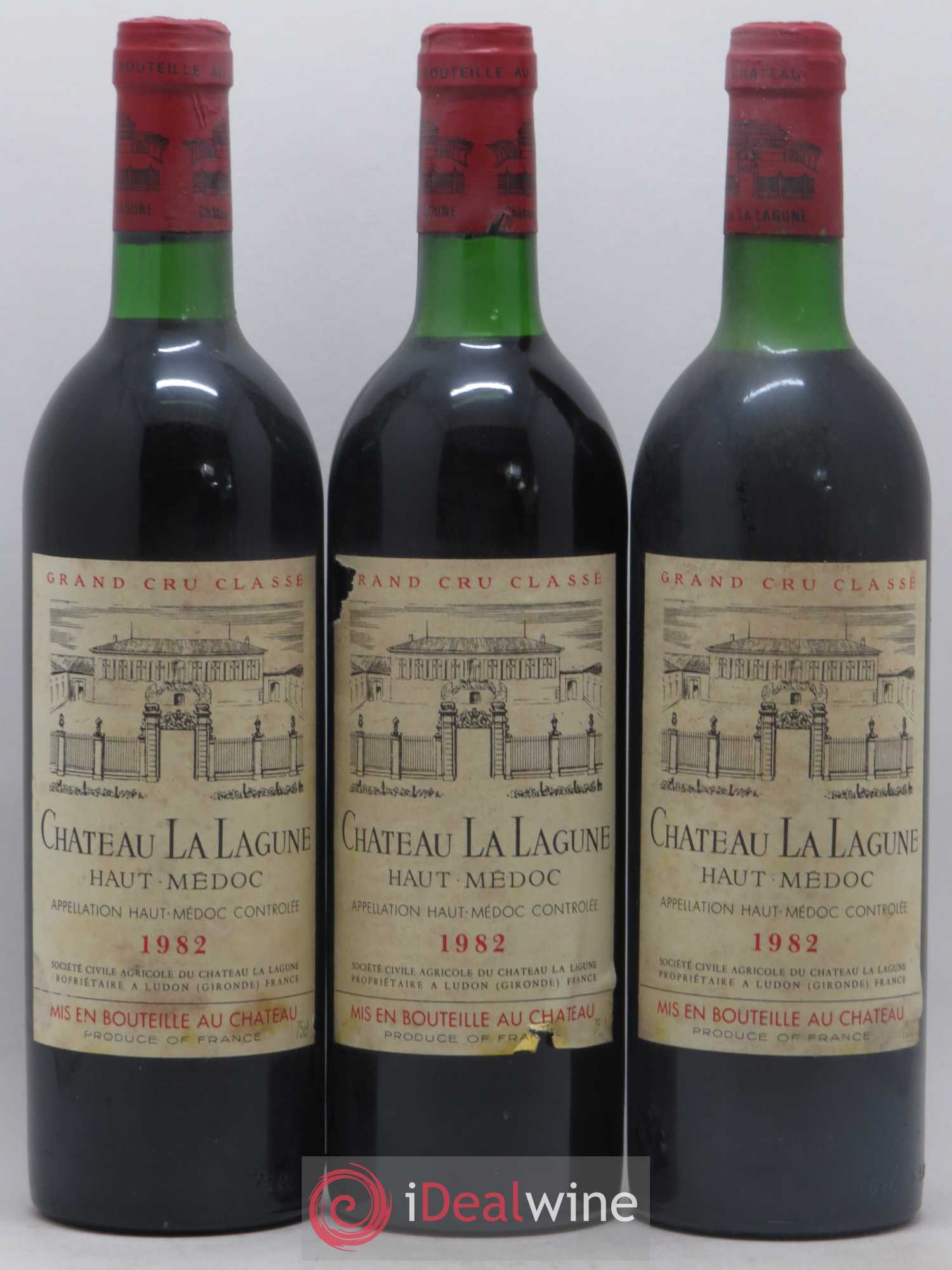 Château la Lagune 3ème Grand Cru Classé 1982 - Lot de 12 bouteilles - 1