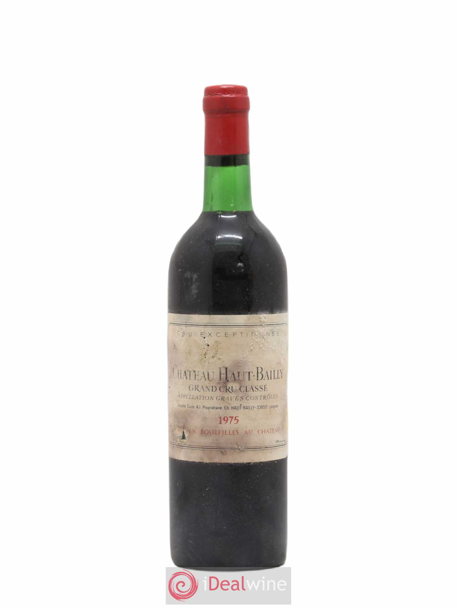 Château Haut-Bailly Cru Classé de Graves 1975 - Lot de 1 bouteille - 0