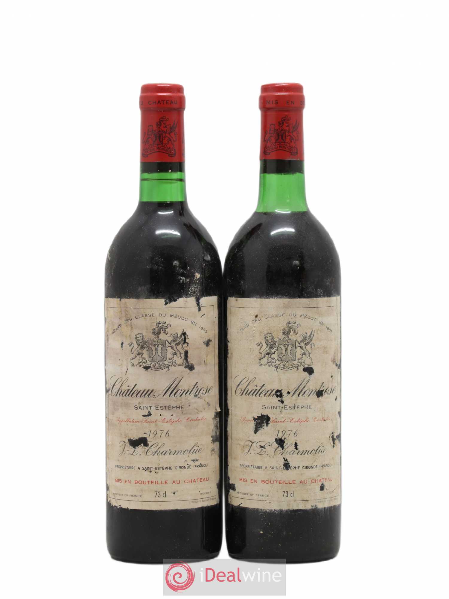 Château Montrose 2ème Grand Cru Classé 1976 - Lot de 2 bouteilles - 0
