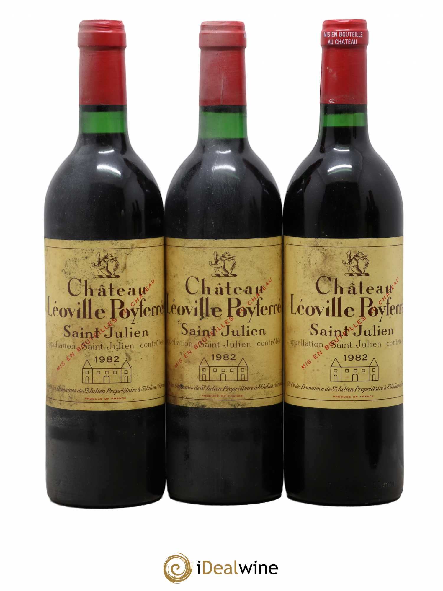 Château Léoville Poyferré 2ème Grand Cru Classé 1982 - Lot de 6 bouteilles - 1