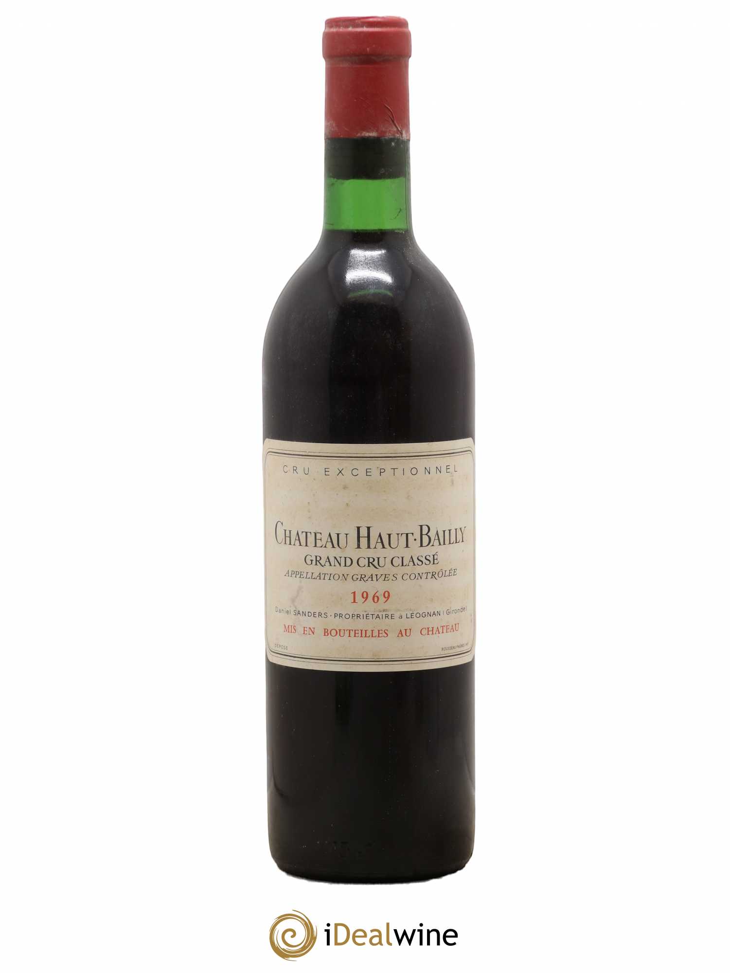 Château Haut-Bailly Cru Classé de Graves 1969 - Lot de 1 bouteille - 0