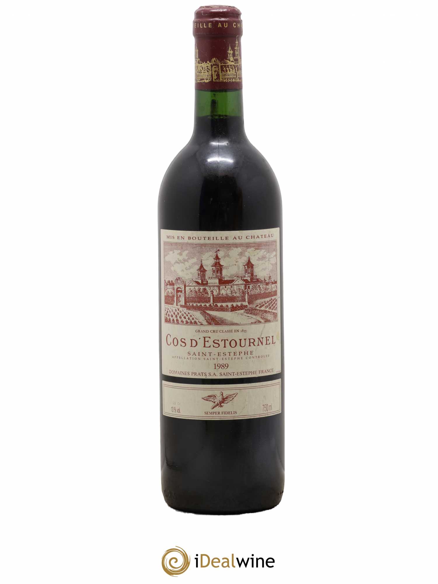 Cos d'Estournel 2ème Grand Cru Classé 1989 - Lot de 1 bouteille - 0