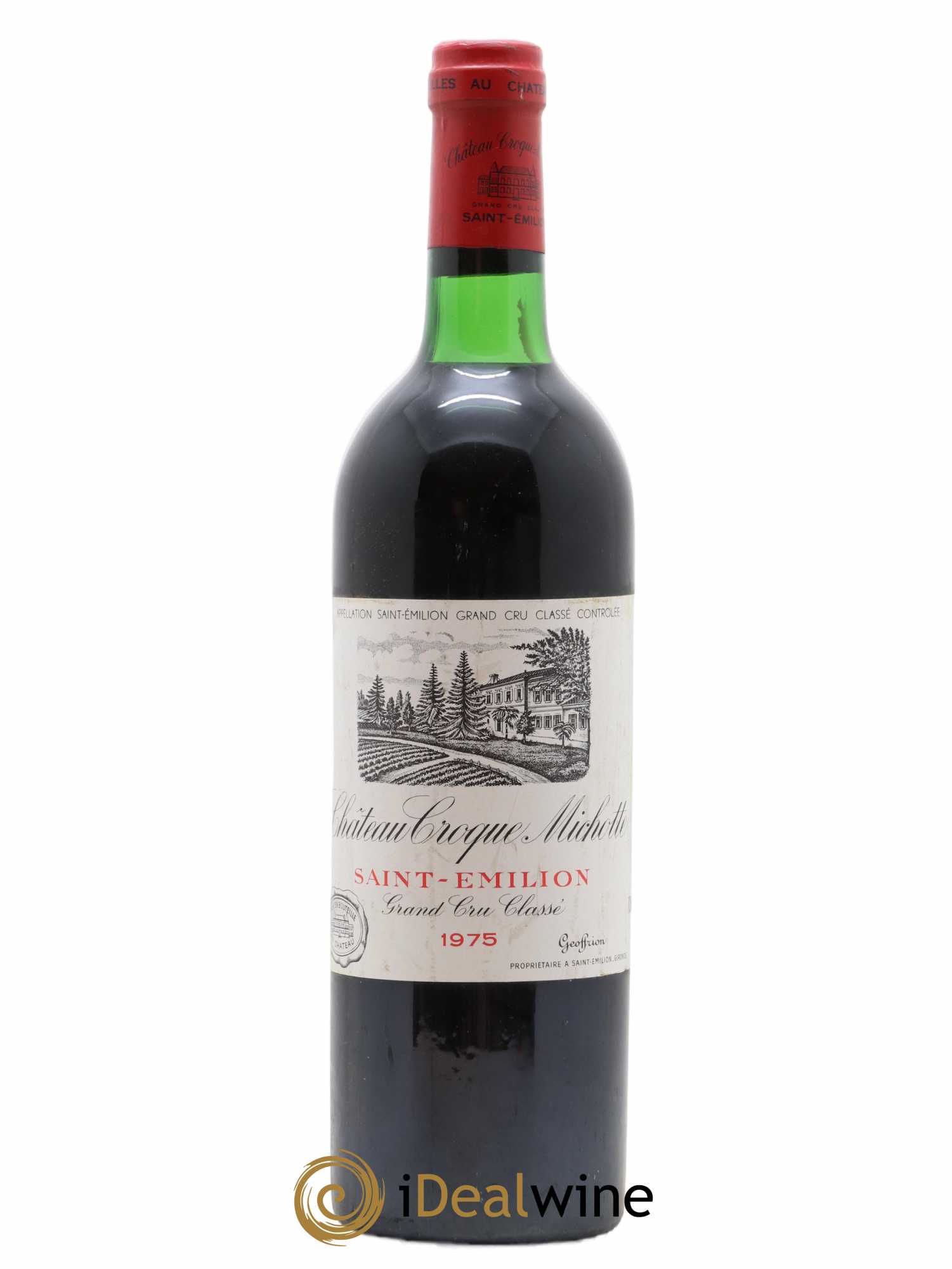 Château Croque Michotte 1975 - Lot de 1 bouteille - 0