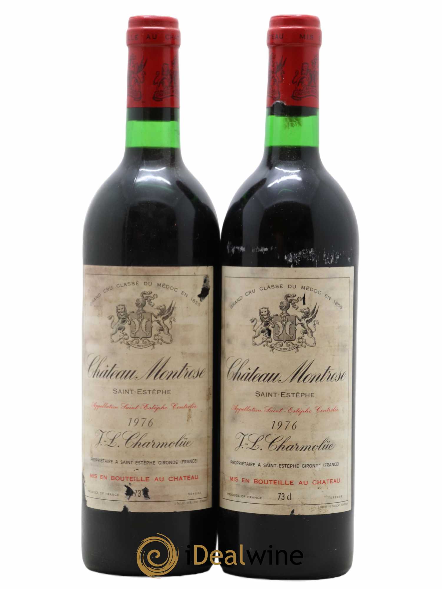 Château Montrose 2ème Grand Cru Classé 1976 - Lot de 2 bouteilles - 0