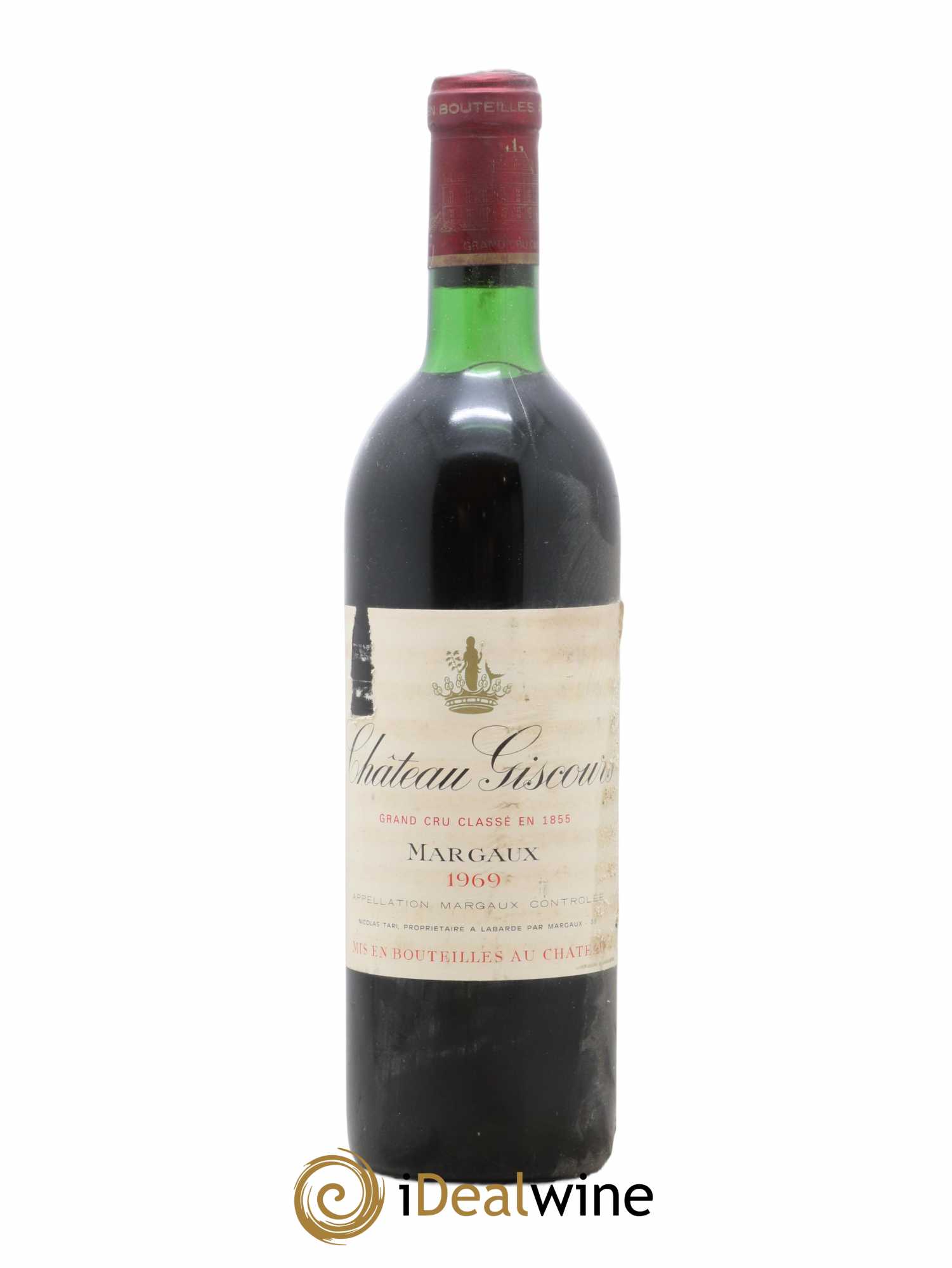Château Giscours 3ème Grand Cru Classé 1969 - Lot de 1 bouteille - 0