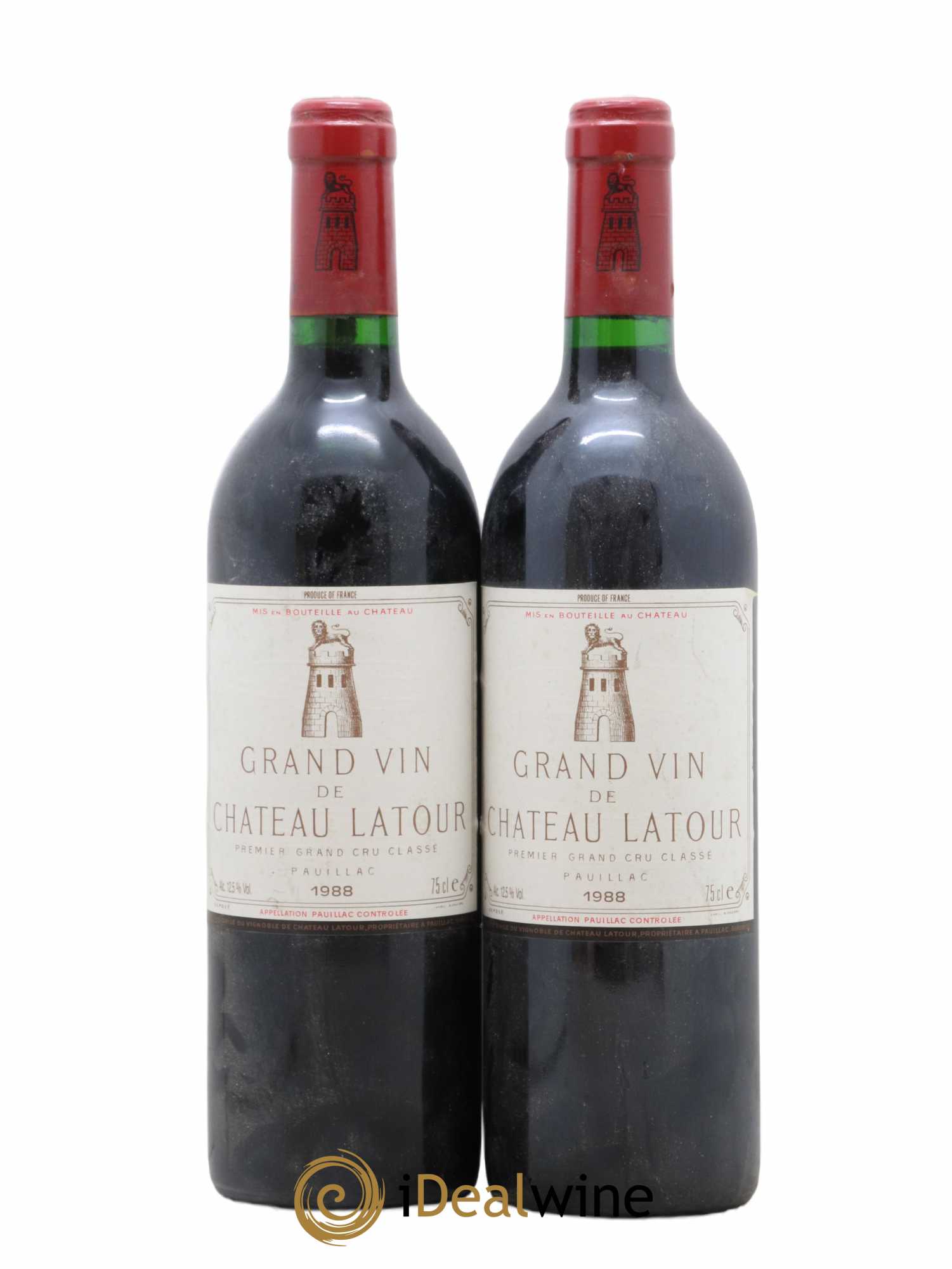 Château Latour 1er Grand Cru Classé 1988 - Lot de 2 bouteilles - 0