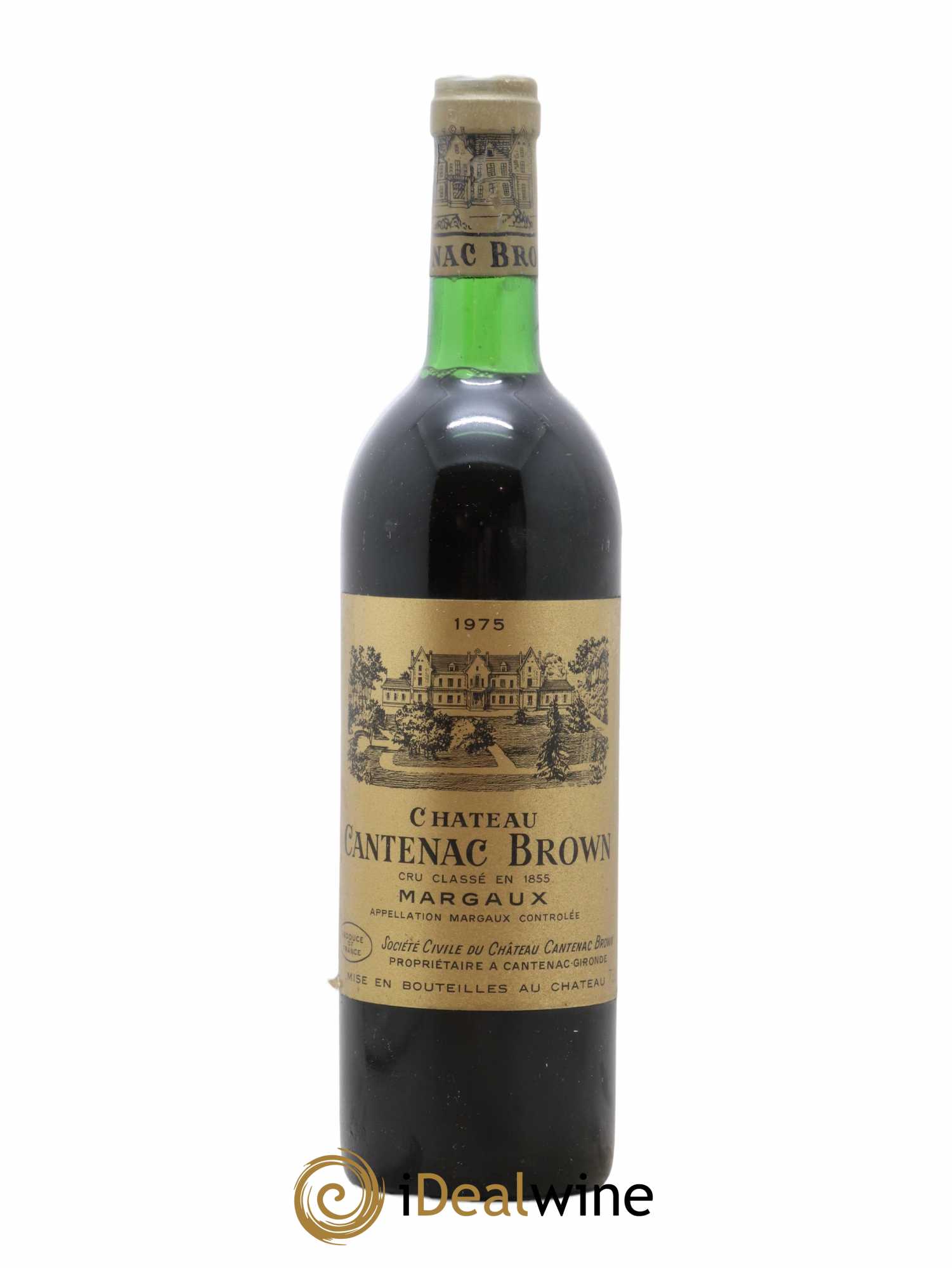 Château Cantenac Brown 3ème Grand Cru Classé 1975 - Lot de 1 bouteille - 0