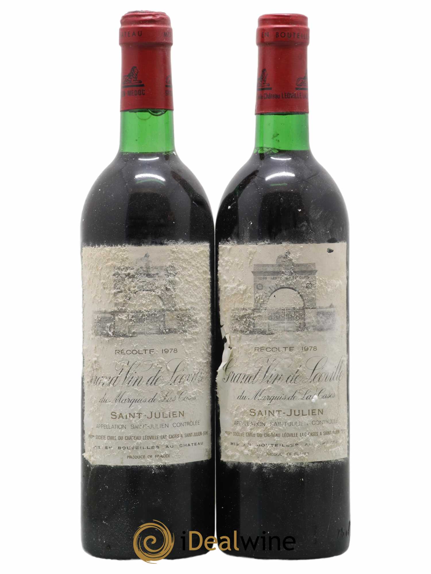 Château Léoville Las Cases 2ème Grand Cru Classé 1978 - Lot de 2 bouteilles - 0